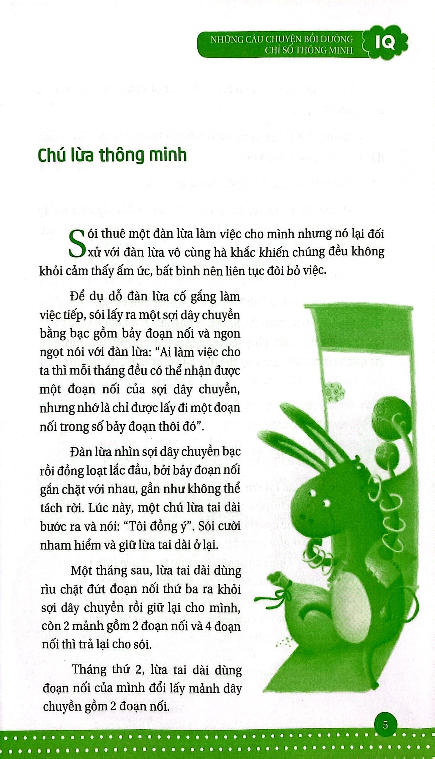 những câu chuyện bồi dưỡng chỉ số thông minh iq