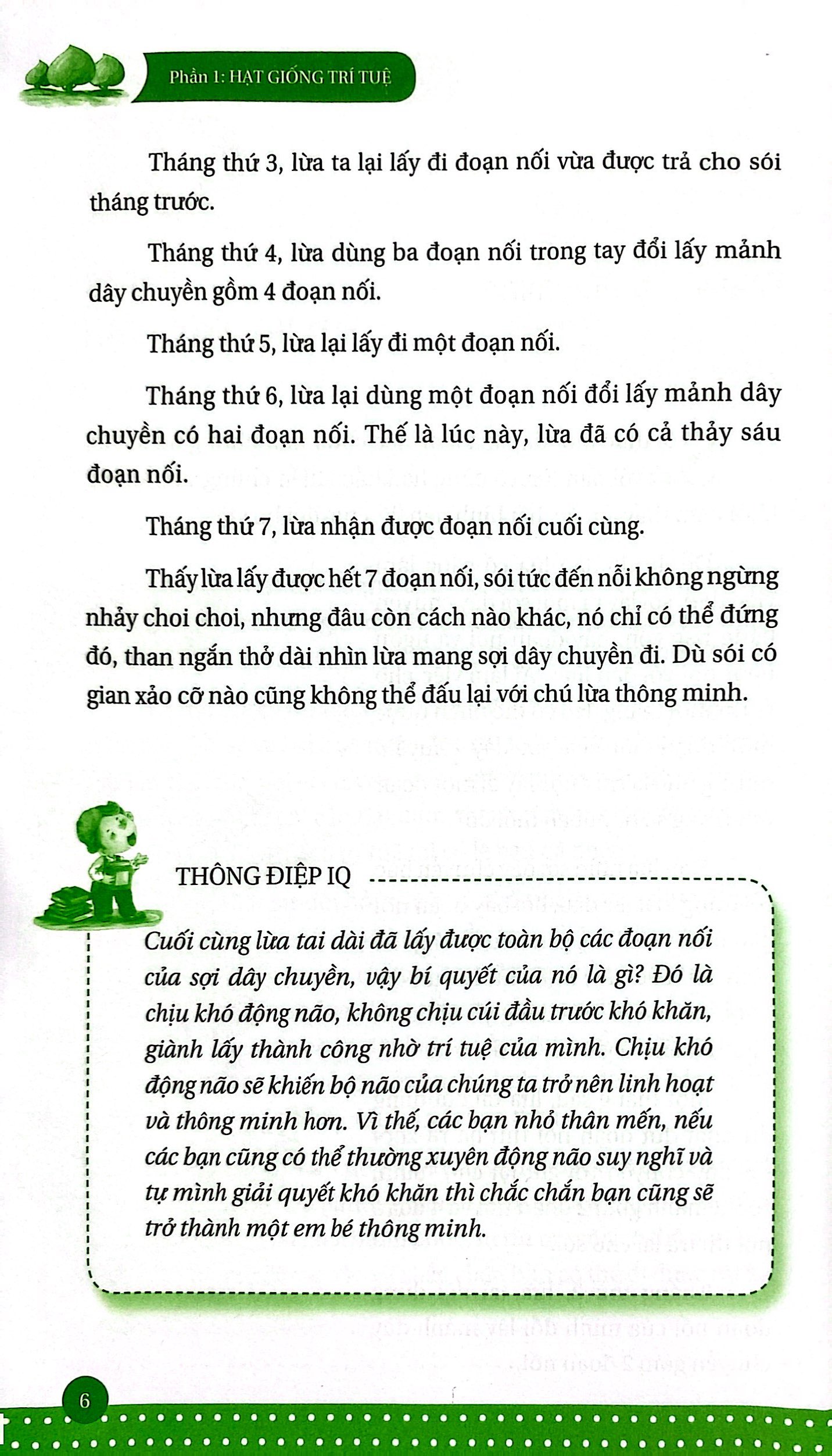 những câu chuyện bồi dưỡng chỉ số thông minh iq