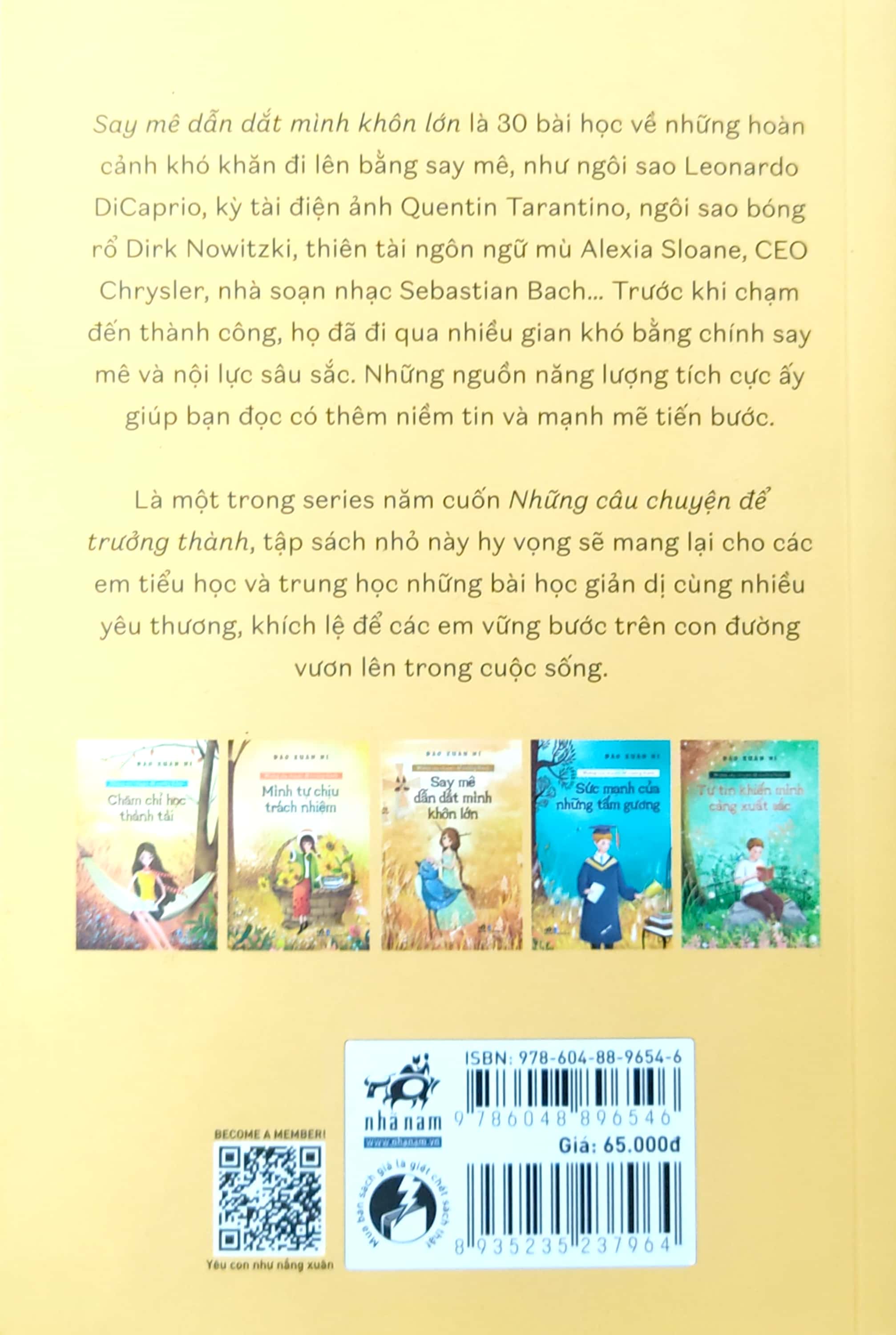 những câu chuyện để trưởng thành - say mê dẫn dắt mình khôn lớn