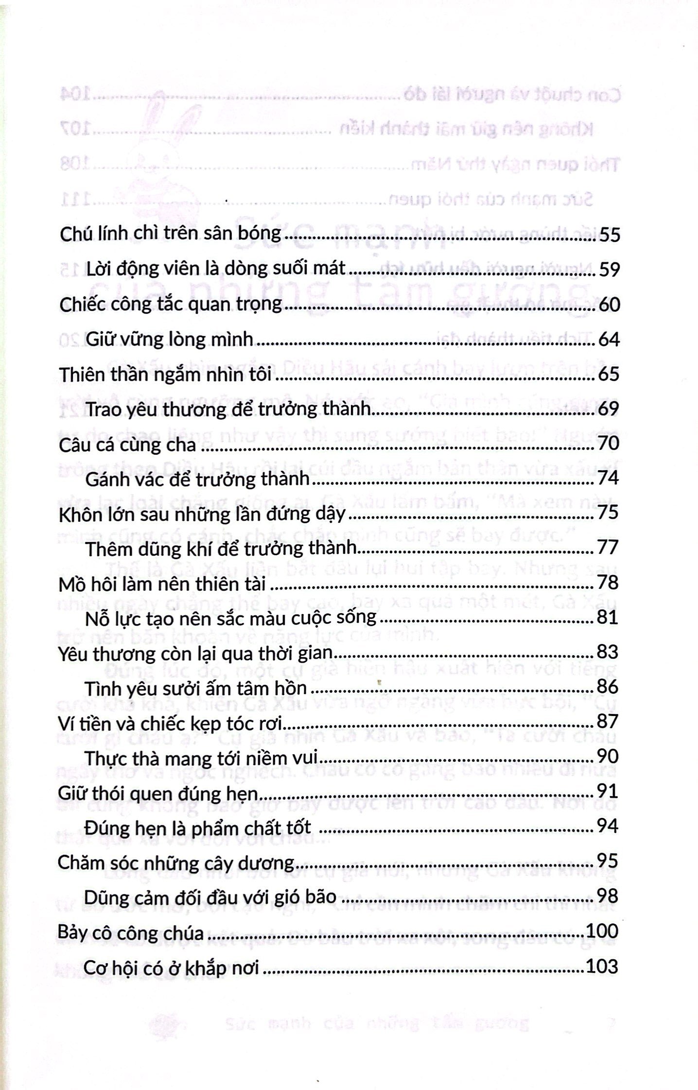 những câu chuyện để trưởng thành - sức mạnh của những tấm gương