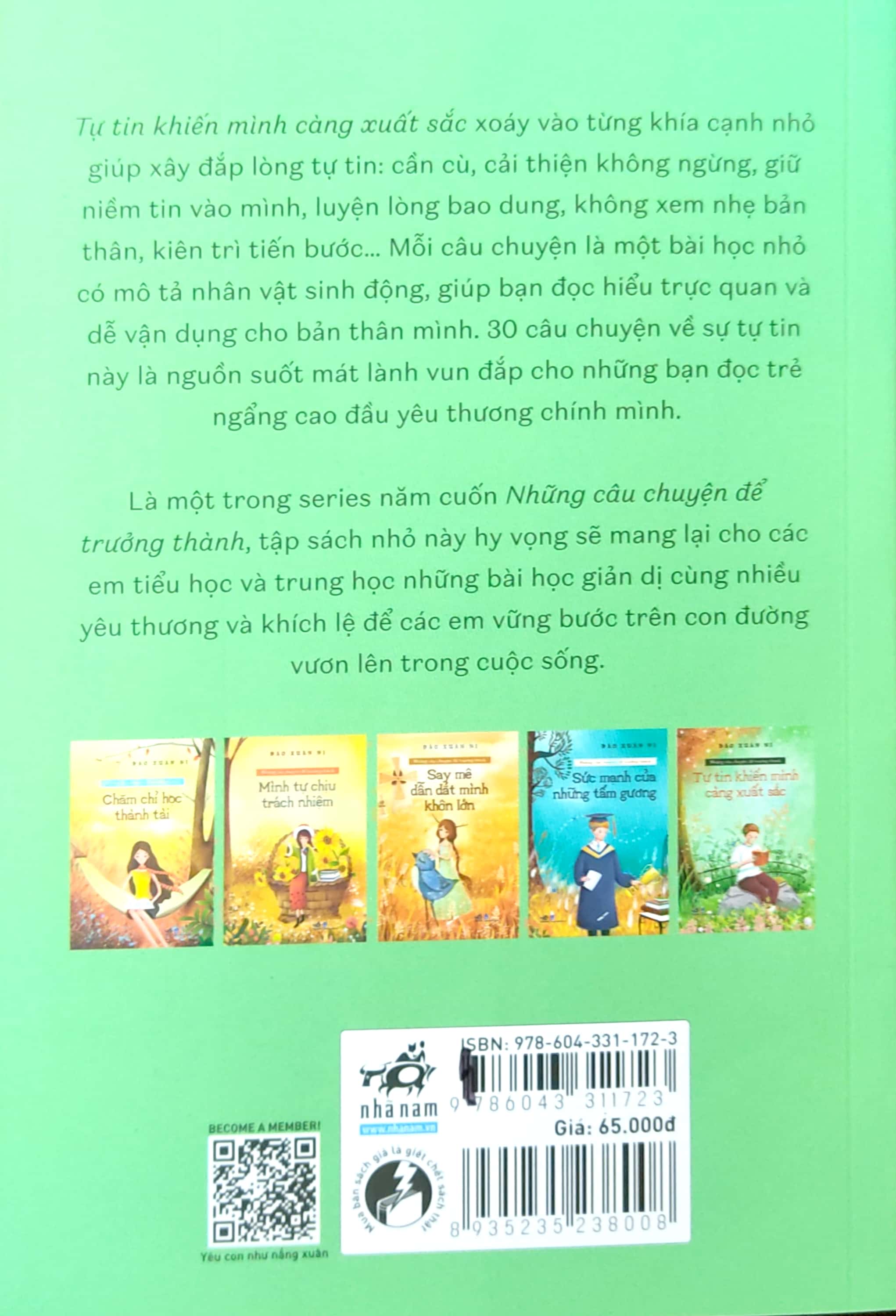 những câu chuyện để trưởng thành - tự tin khiến mình càng xuất sắc