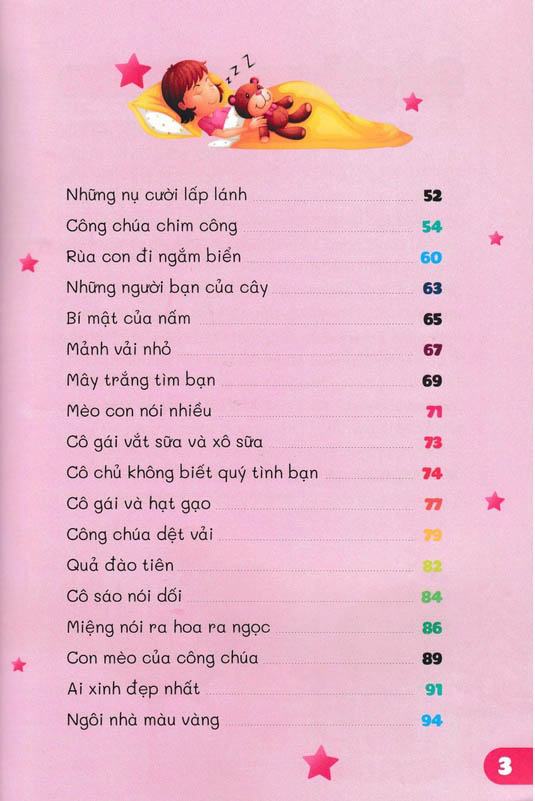 những câu chuyện giúp bé ngủ ngon - những câu chuyện cho bé gái