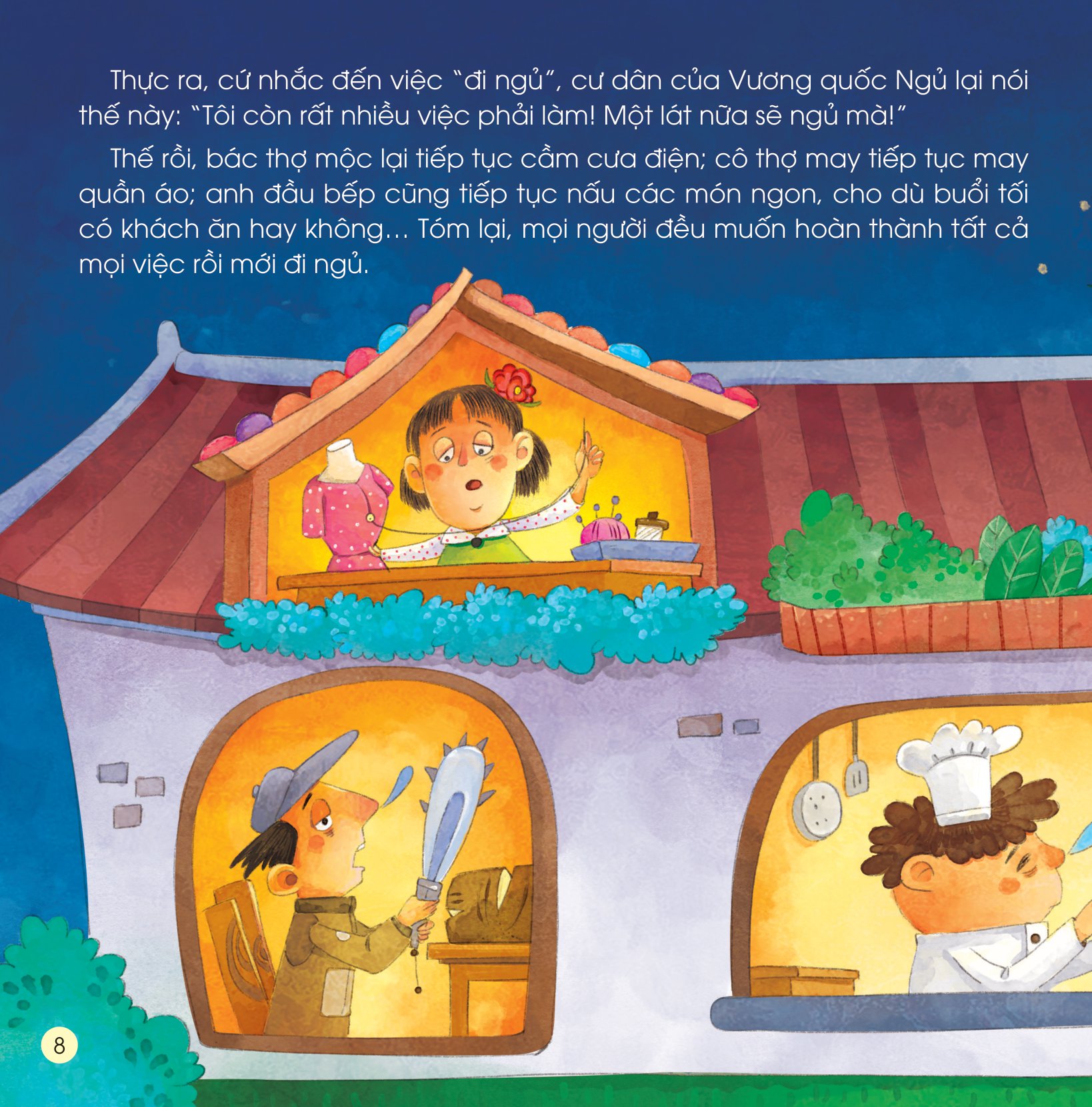 những câu chuyện lý thú về cơ thể người - chuyện buồn phiền ở vương quốc ngủ