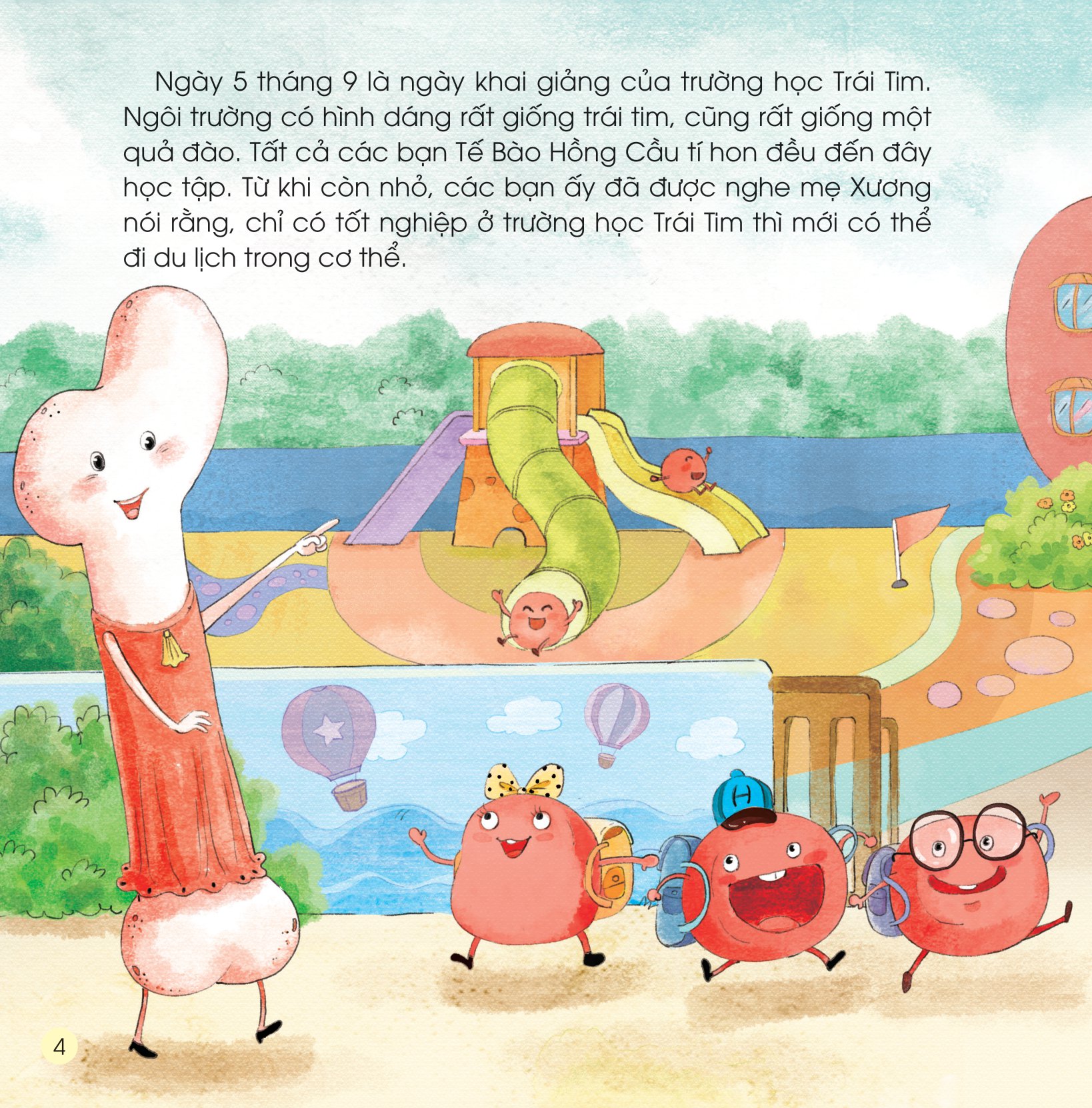 những câu chuyện lý thú về cơ thể người - nhật ký đi học của tế bào hồng cầu