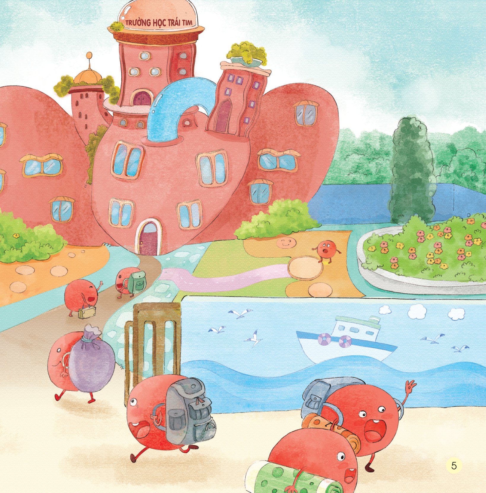 những câu chuyện lý thú về cơ thể người - nhật ký đi học của tế bào hồng cầu