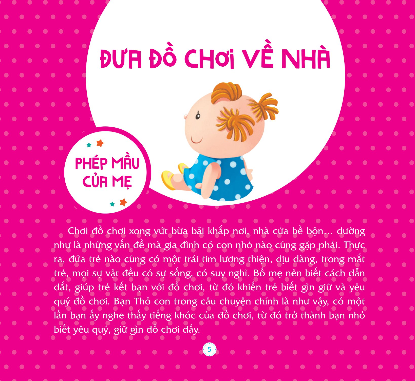 những câu chuyện nhỏ giúp bé lớn khôn - đừng làm như vậy nhé! (dành cho trẻ từ 3-6 tuổi)