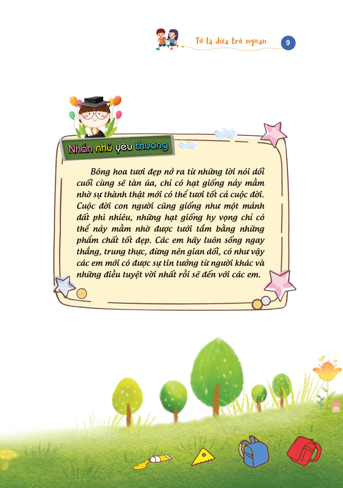 những câu chuyện nhỏ giúp em trưởng thành - tớ là đứa trẻ ngoan