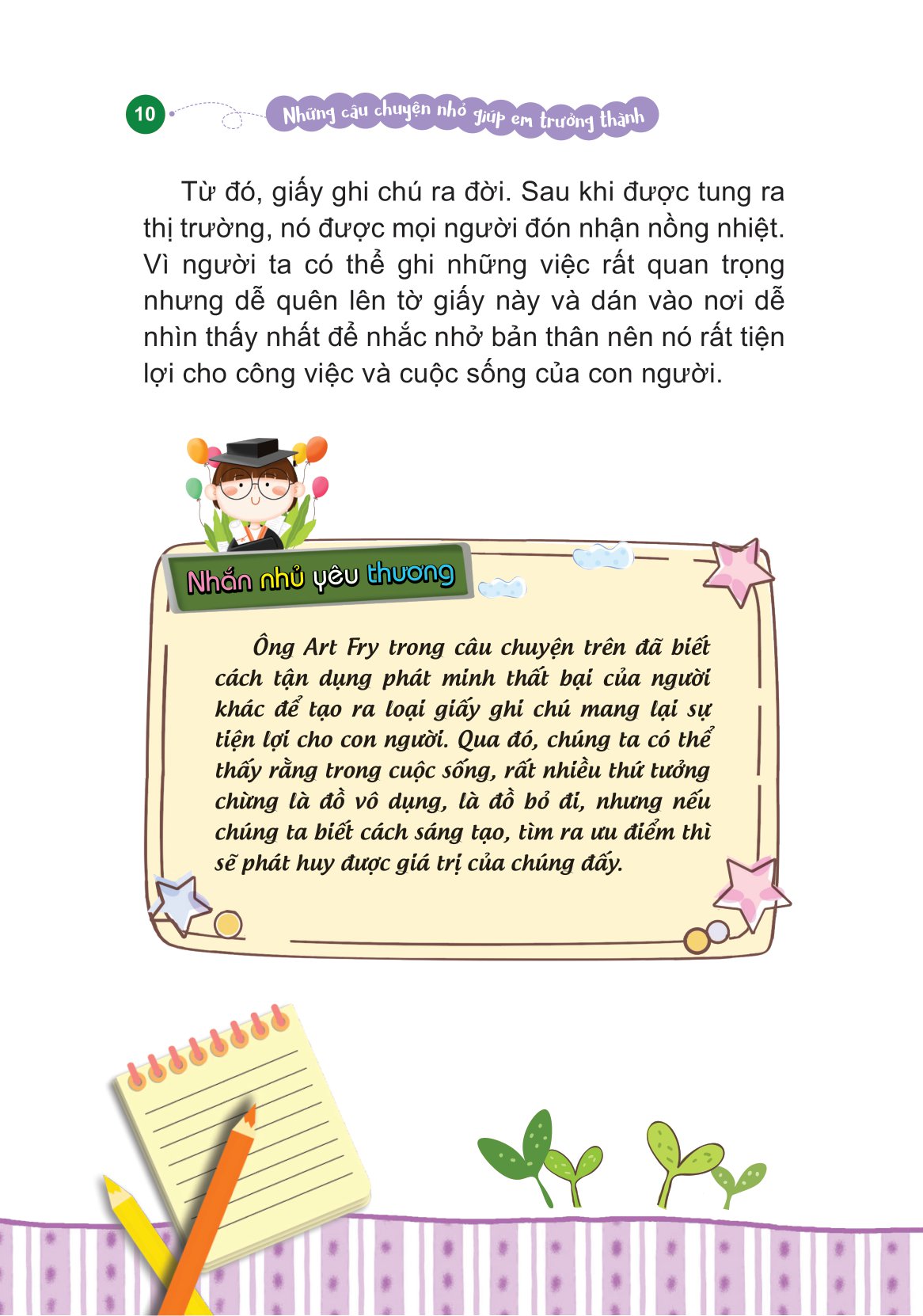 những câu chuyện nhỏ giúp em trưởng thành - tớ sáng tạo