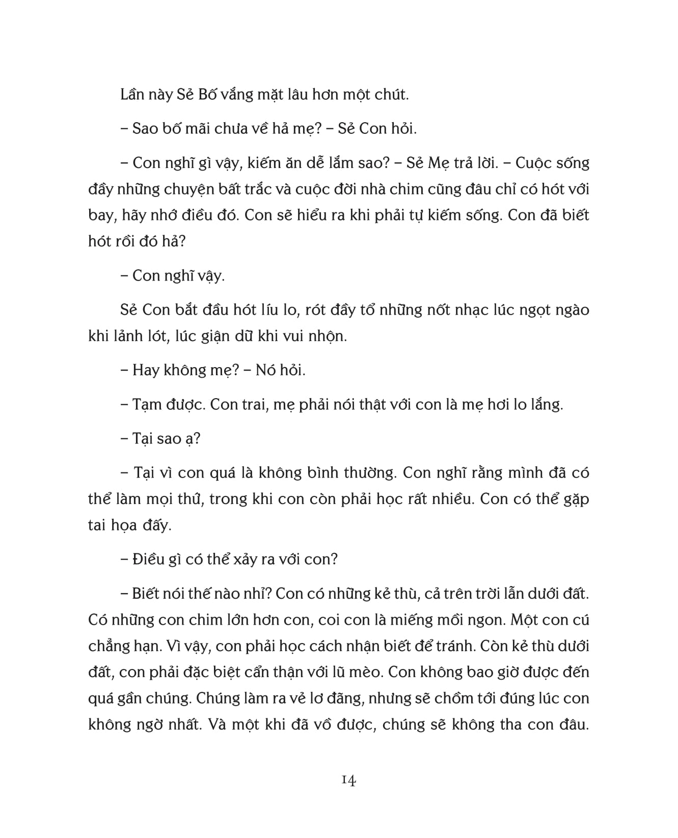 những câu chuyện sưởi ấm tâm hồn - chim sẻ serafino và những chuyến ngao du kì thú