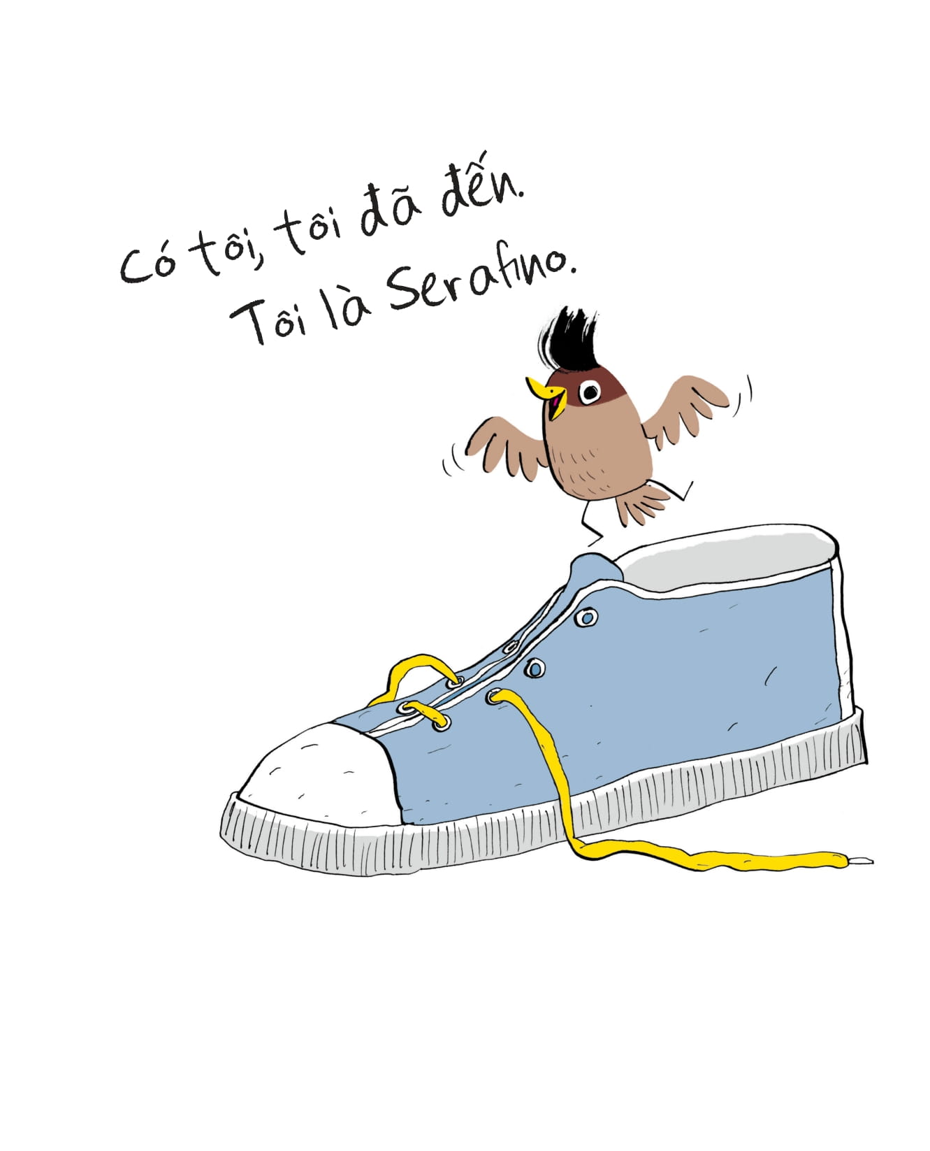 những câu chuyện sưởi ấm tâm hồn - chim sẻ serafino và những chuyến ngao du kì thú