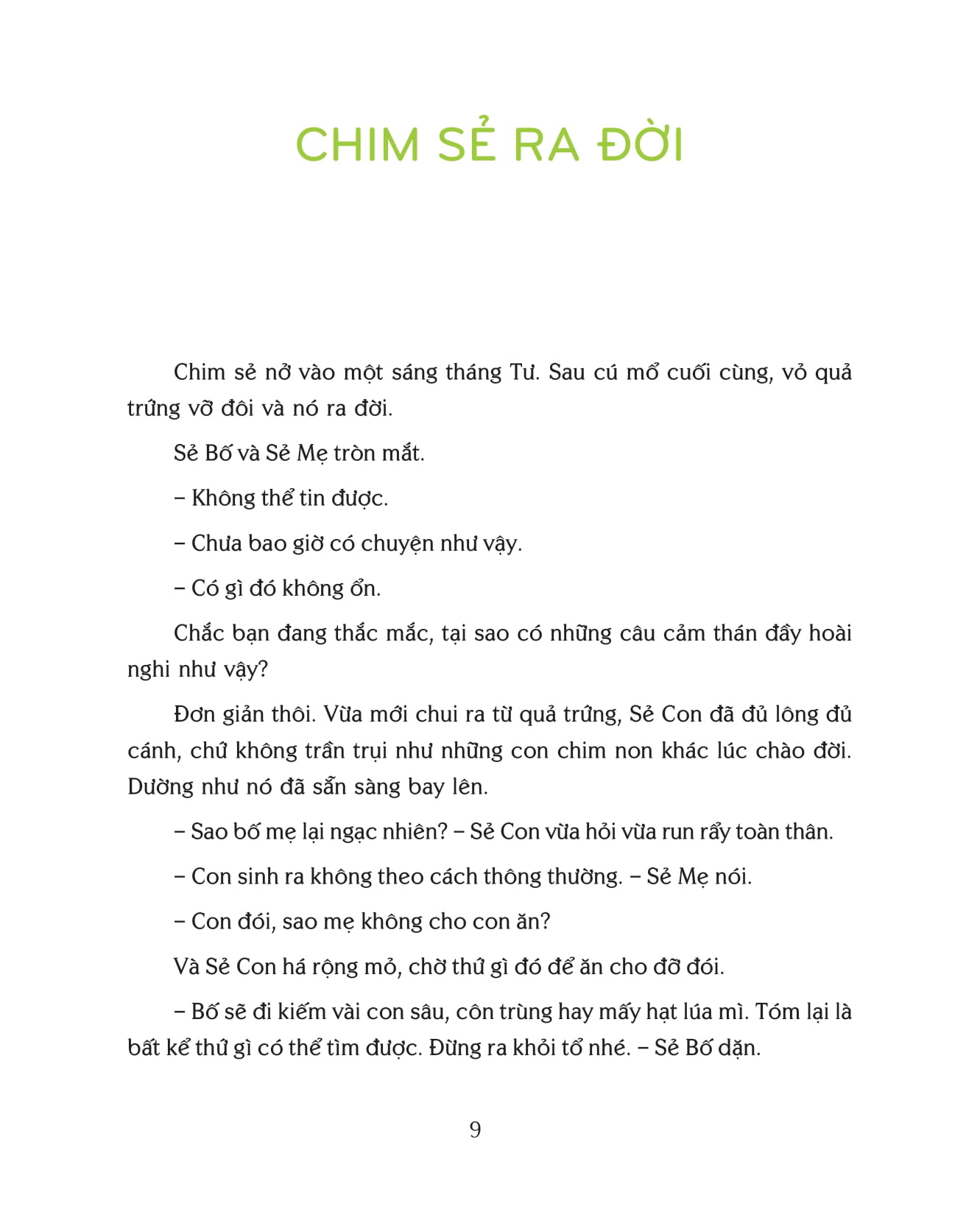 những câu chuyện sưởi ấm tâm hồn - chim sẻ serafino và những chuyến ngao du kì thú