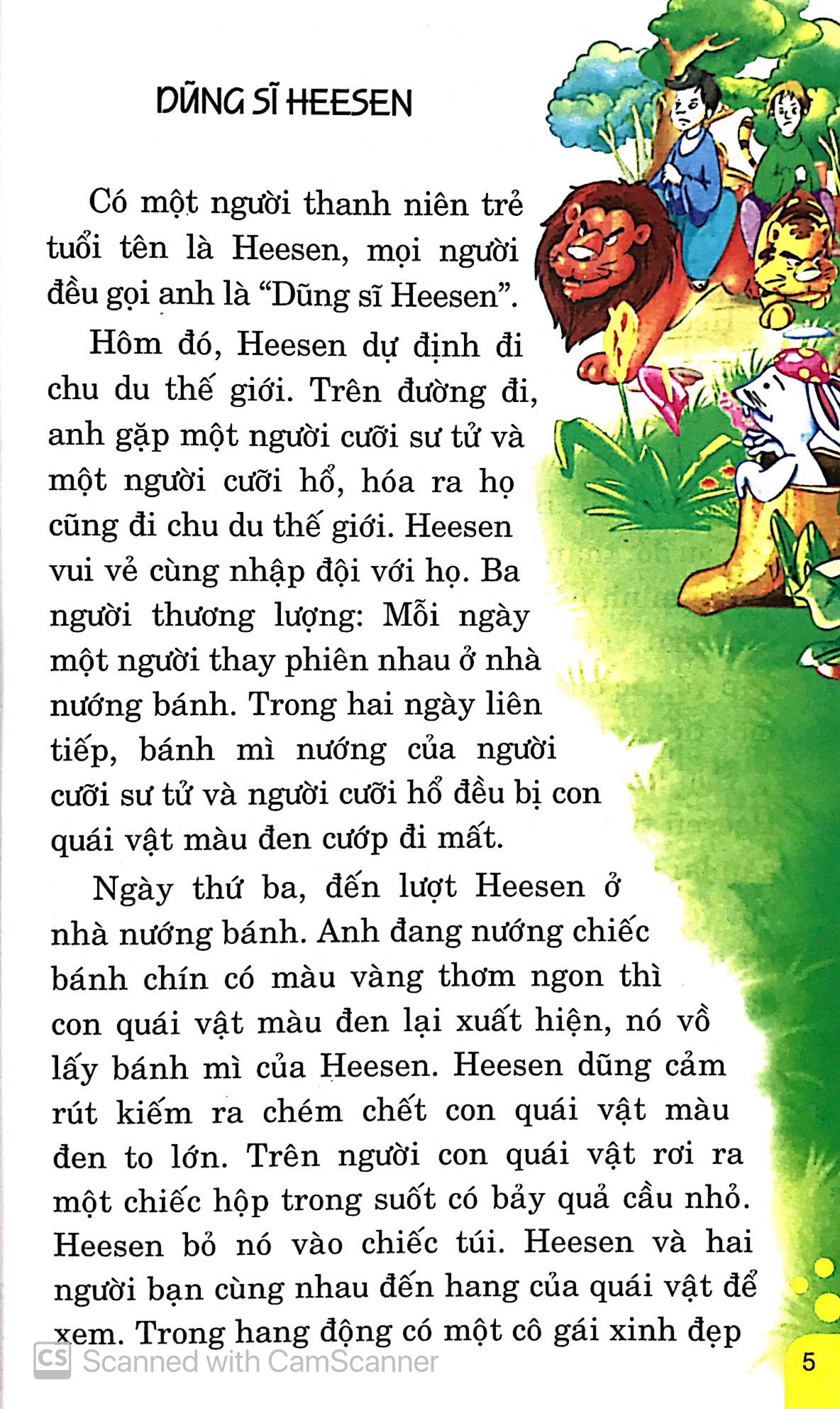 những câu chuyện thú vị dành cho bé trai