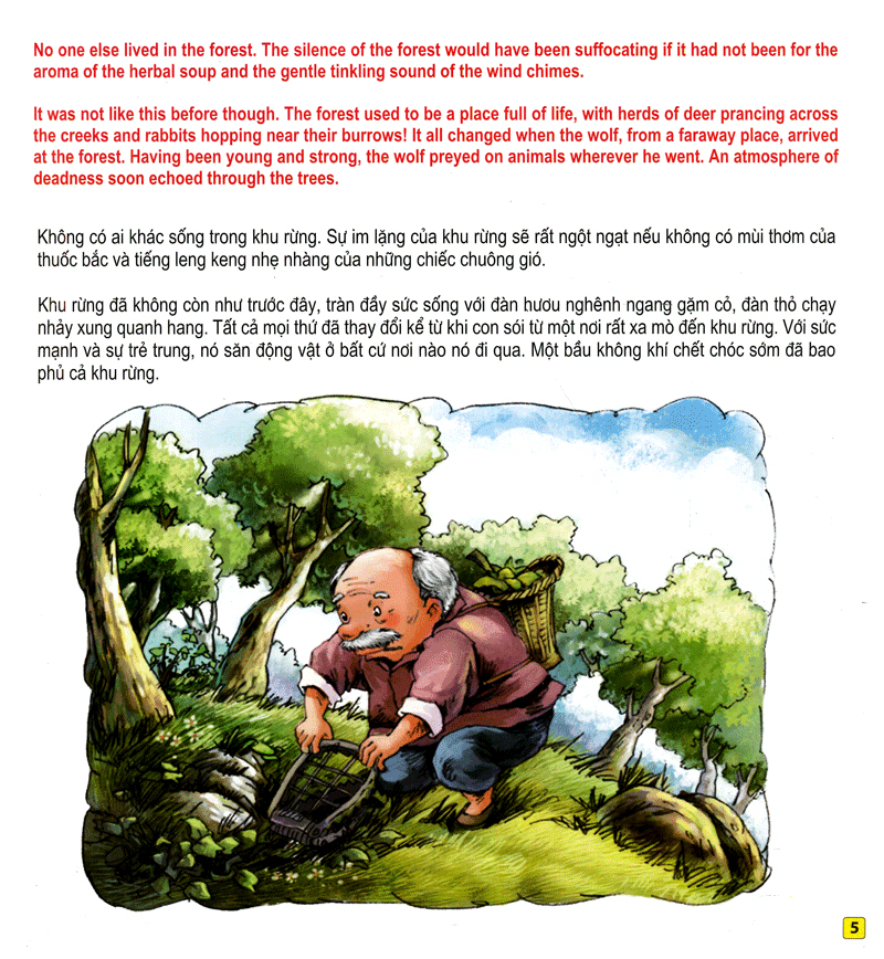 những câu chuyện thú vị giáo dục trẻ - âm thanh của những chiếc chuông gió (song ngữ anh - việt)