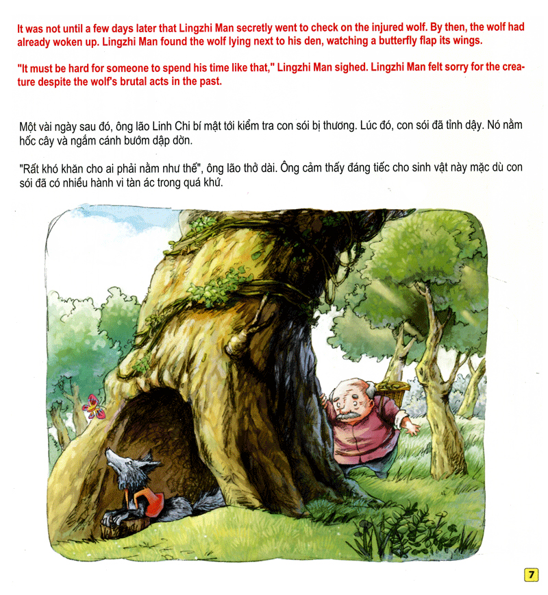 những câu chuyện thú vị giáo dục trẻ - âm thanh của những chiếc chuông gió (song ngữ anh - việt)