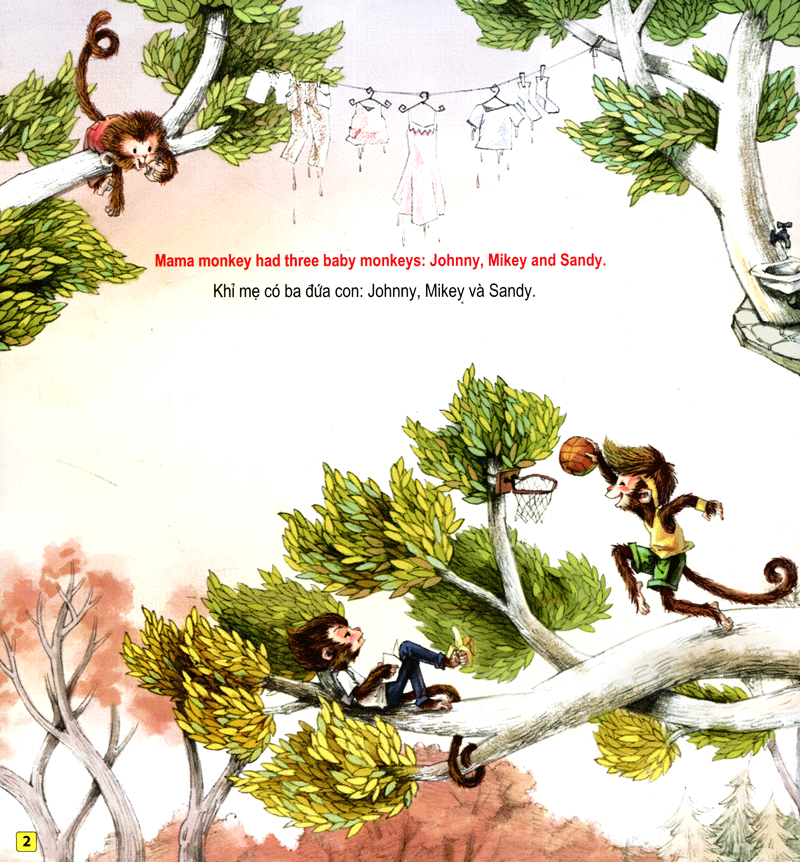 những câu chuyện thú vị giáo dục trẻ - bữa tối trên lá sen (song ngữ anh - việt)