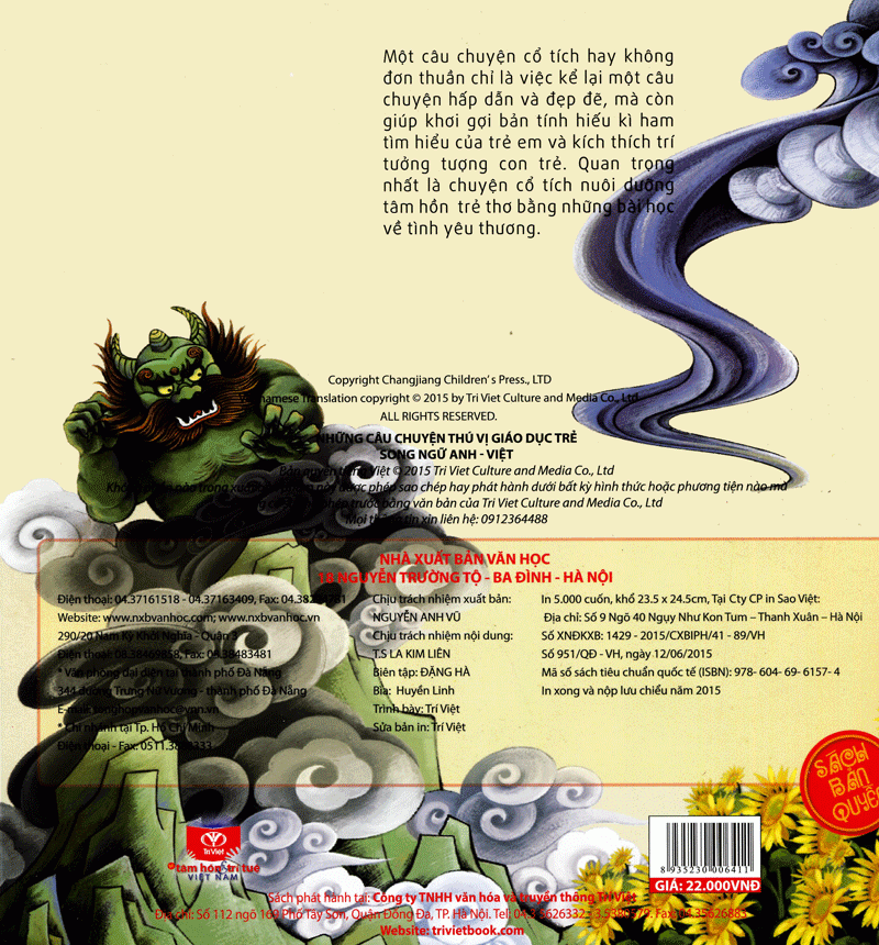 những câu chuyện thú vị giáo dục trẻ - câu chuyện về làng hoa hướng dương (song ngữ anh - việt)