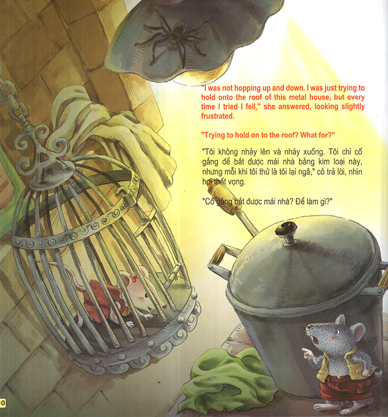 những câu chuyện thú vị giáo dục trẻ - cô chuột bạch nhỏ đuổi theo mặt trời (song ngữ anh - việt)