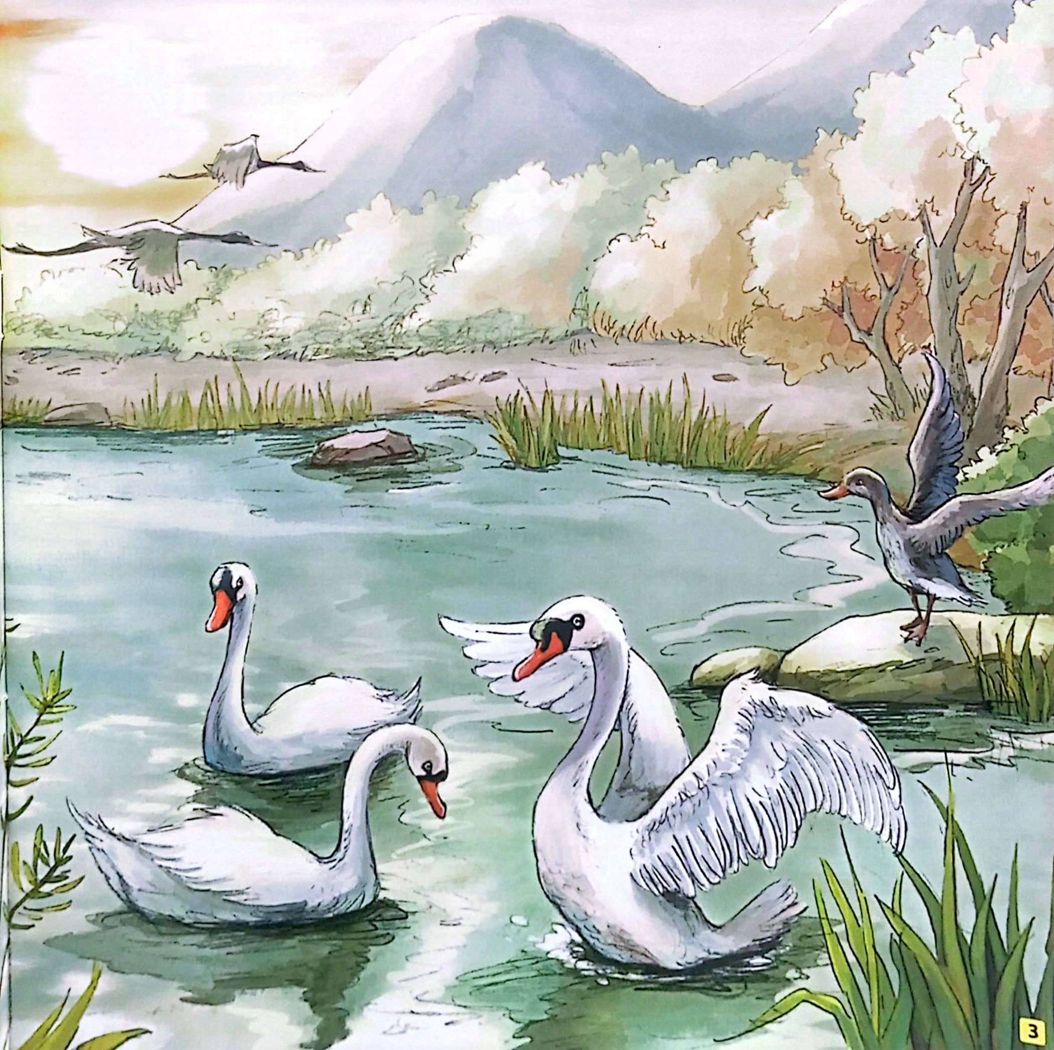 những câu chuyện thú vị giáo dục trẻ - hồ nước đông cứng (song ngữ anh - việt)