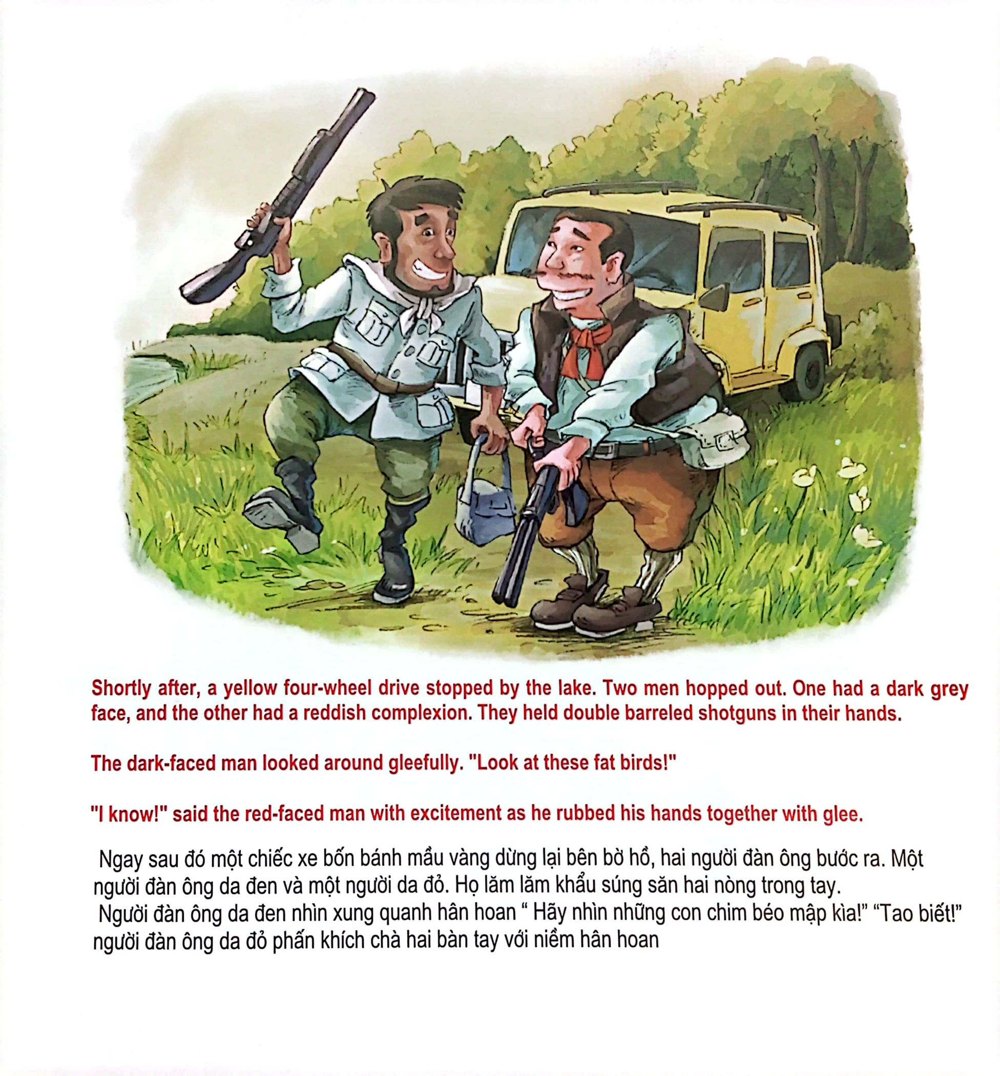 những câu chuyện thú vị giáo dục trẻ - hồ nước đông cứng (song ngữ anh - việt)