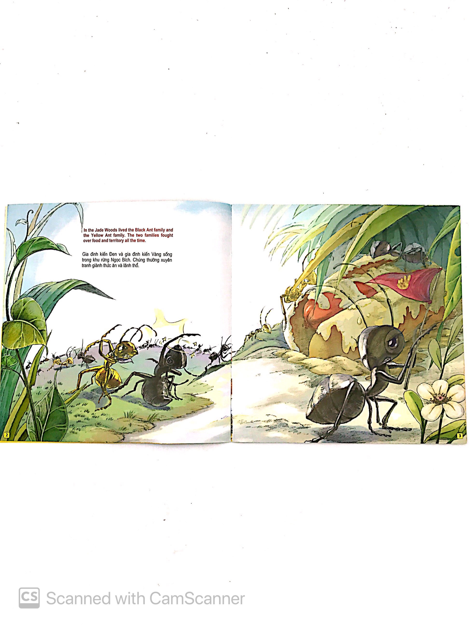 những câu chuyện thú vị giáo dục trẻ - quả bóng kiến (song ngữ anh - việt)