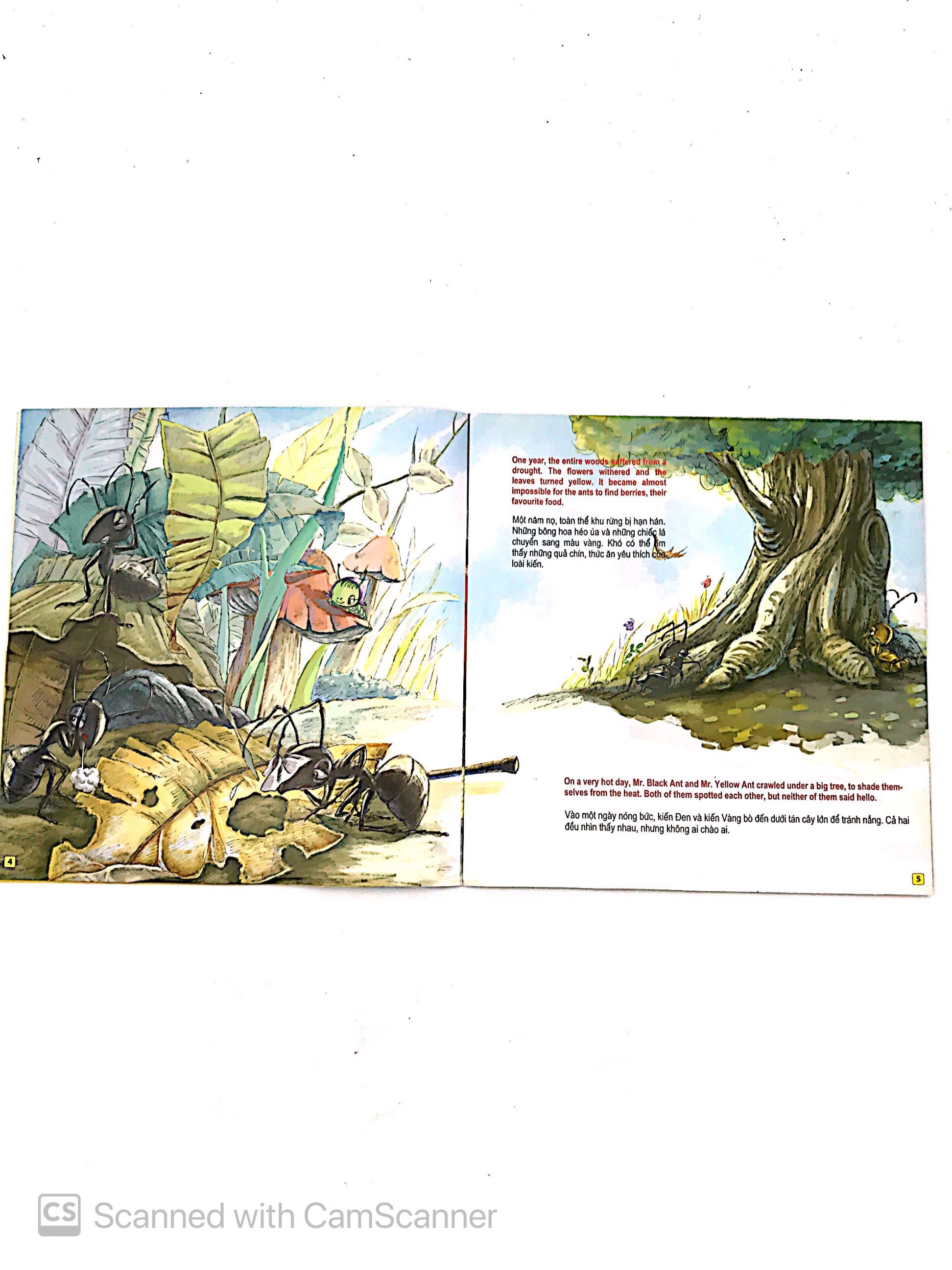 những câu chuyện thú vị giáo dục trẻ - quả bóng kiến (song ngữ anh - việt)