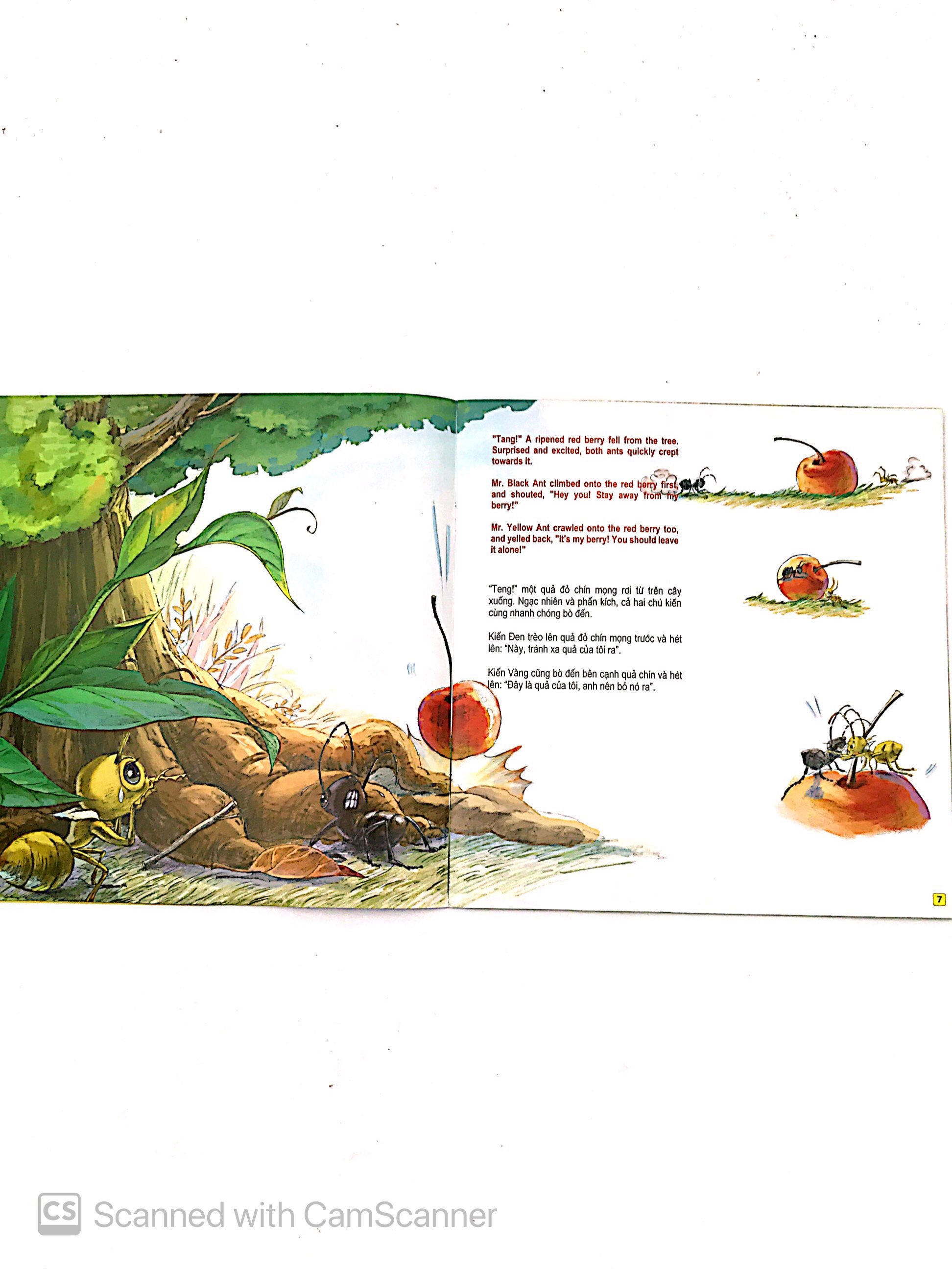 những câu chuyện thú vị giáo dục trẻ - quả bóng kiến (song ngữ anh - việt)