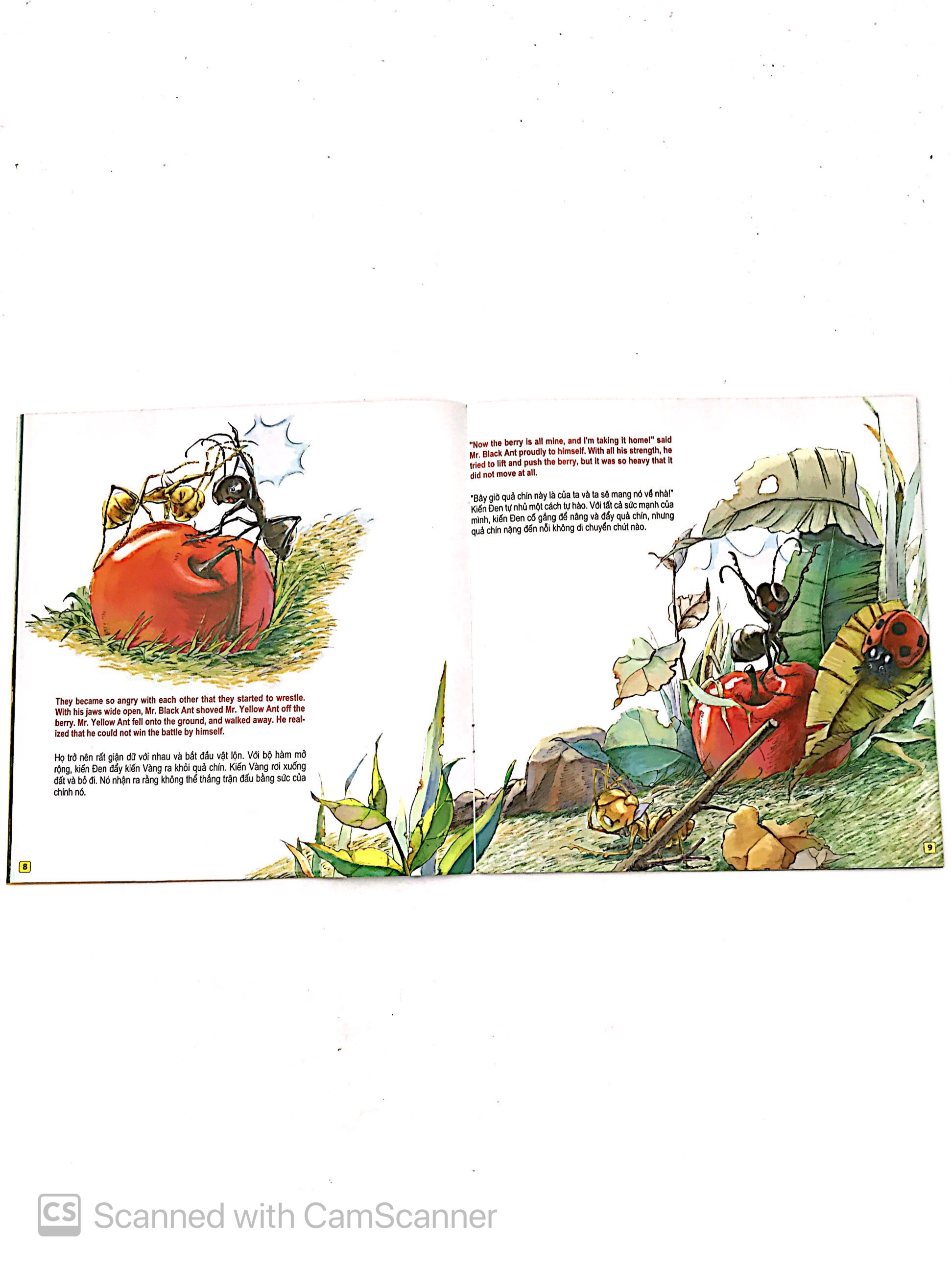 những câu chuyện thú vị giáo dục trẻ - quả bóng kiến (song ngữ anh - việt)