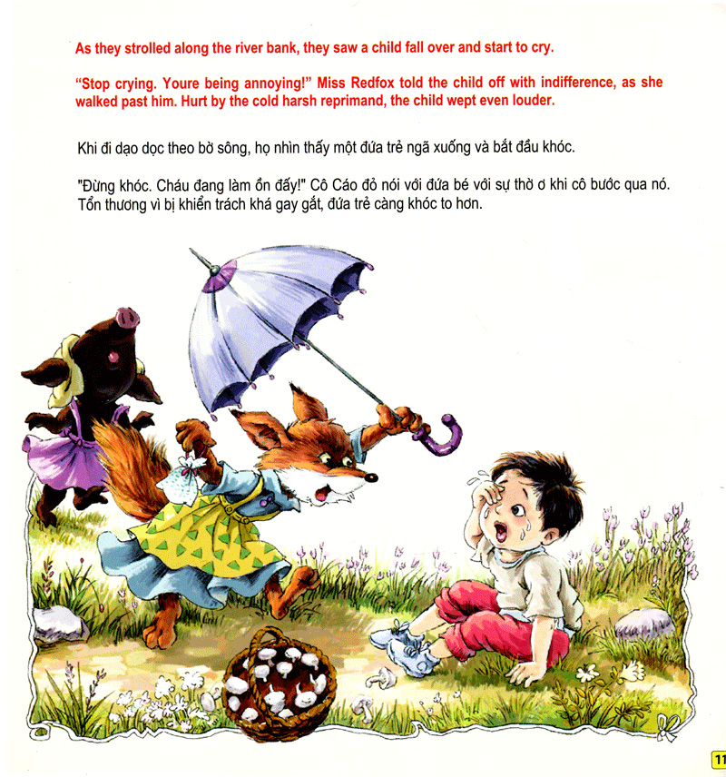 những câu chuyện thú vị giáo dục trẻ - sự quyến rũ của cô lợn đen (song ngữ anh - việt)