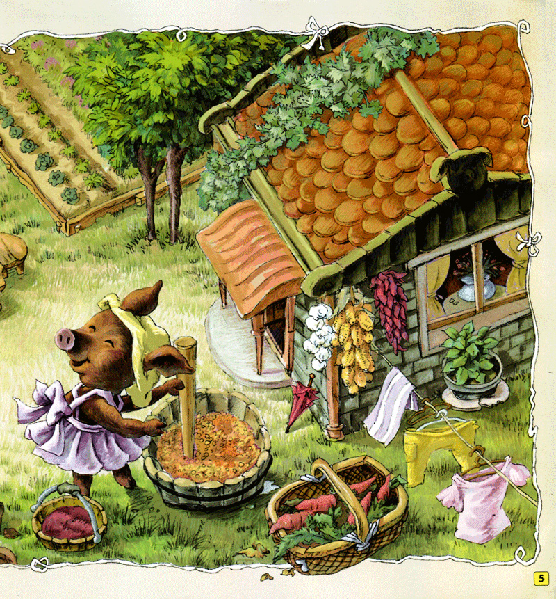 những câu chuyện thú vị giáo dục trẻ - sự quyến rũ của cô lợn đen (song ngữ anh - việt)