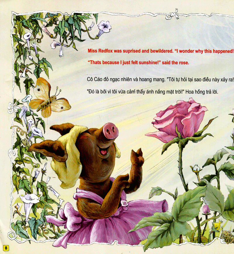 những câu chuyện thú vị giáo dục trẻ - sự quyến rũ của cô lợn đen (song ngữ anh - việt)