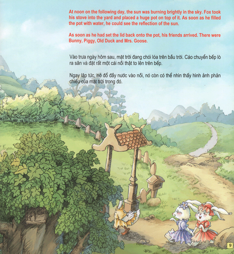 những câu chuyện thú vị giáo dục trẻ - súp dưa vàng súp dưa bạc (song ngữ anh - việt)