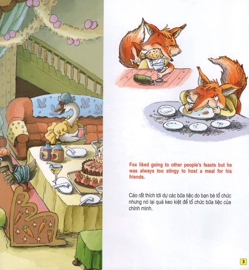 những câu chuyện thú vị giáo dục trẻ - súp dưa vàng súp dưa bạc (song ngữ anh - việt)