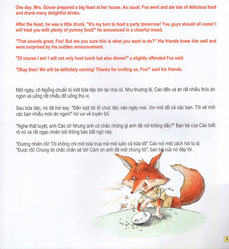 những câu chuyện thú vị giáo dục trẻ - súp dưa vàng súp dưa bạc (song ngữ anh - việt)