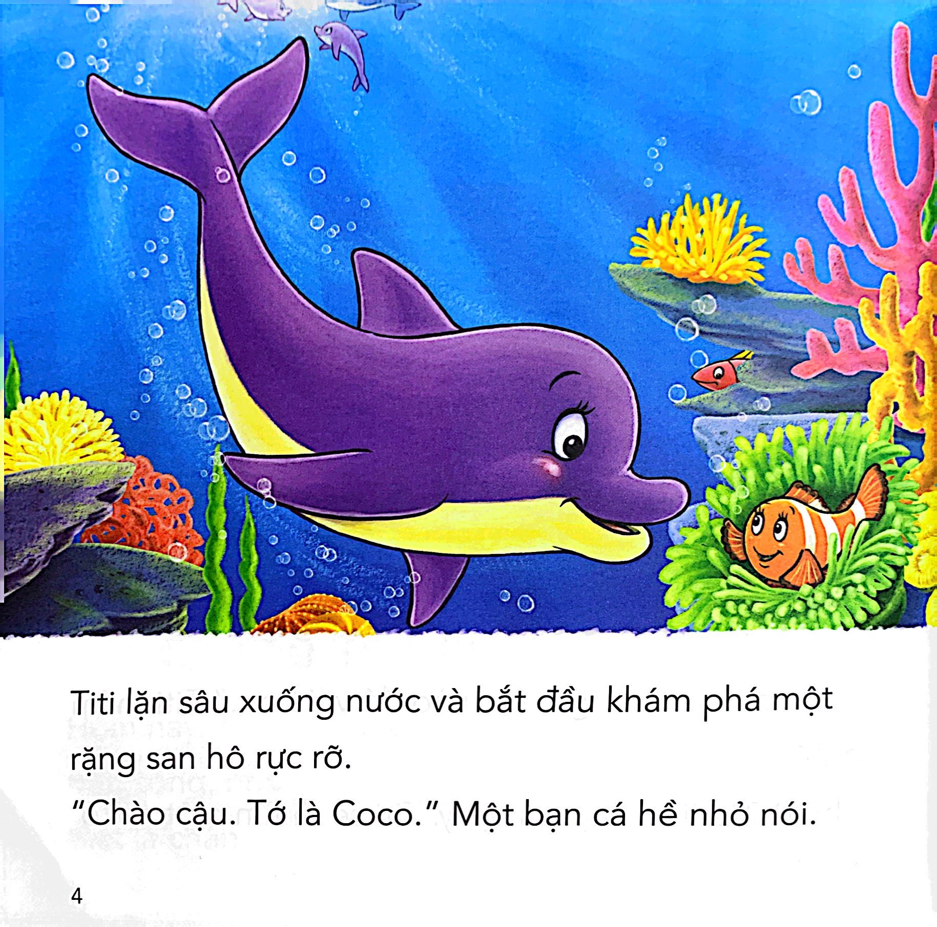 những câu chuyện tình bạn - cá heo titi và cua kiki