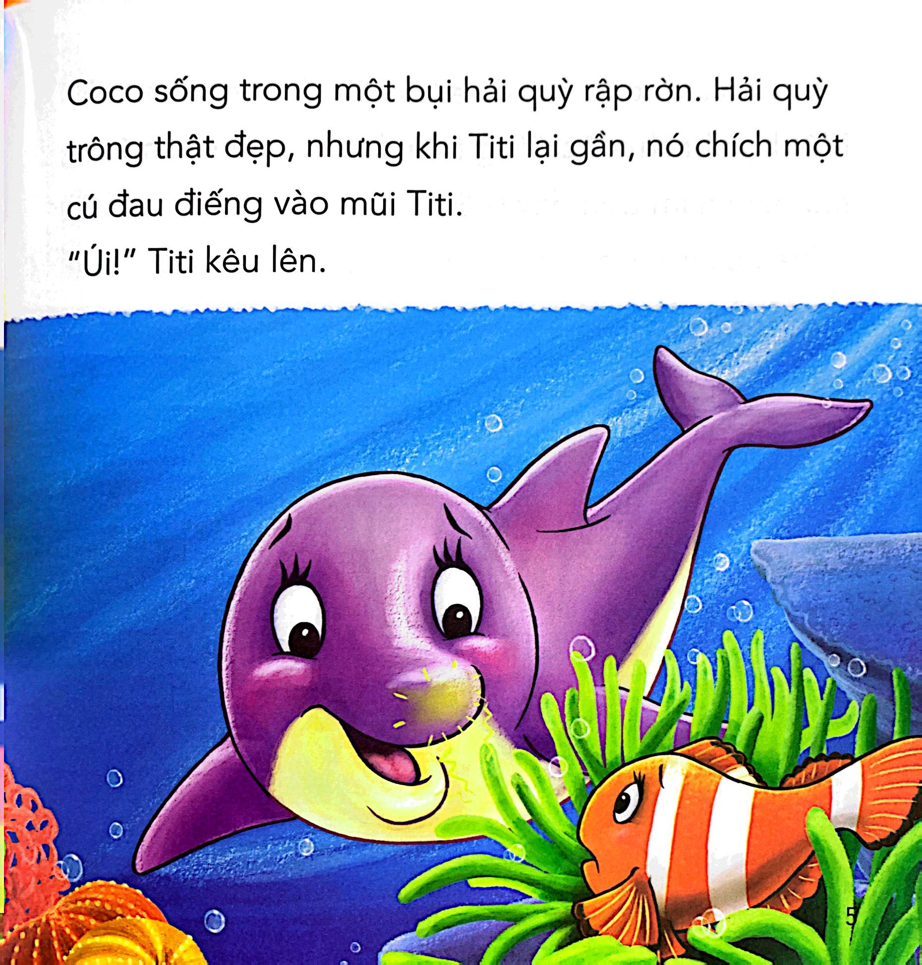 những câu chuyện tình bạn - cá heo titi và cua kiki