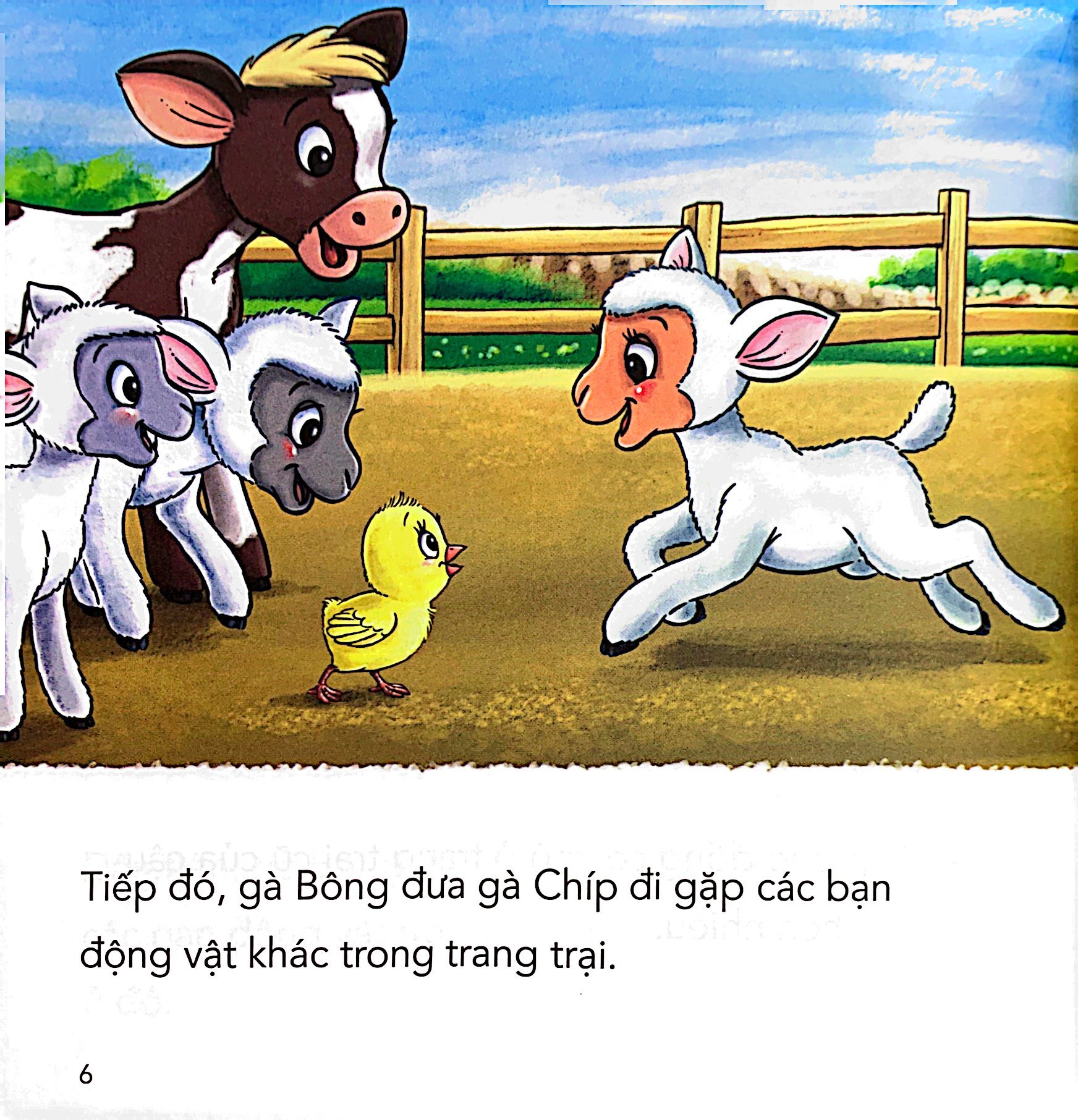 những câu chuyện tình bạn - gà chíp và cừu con