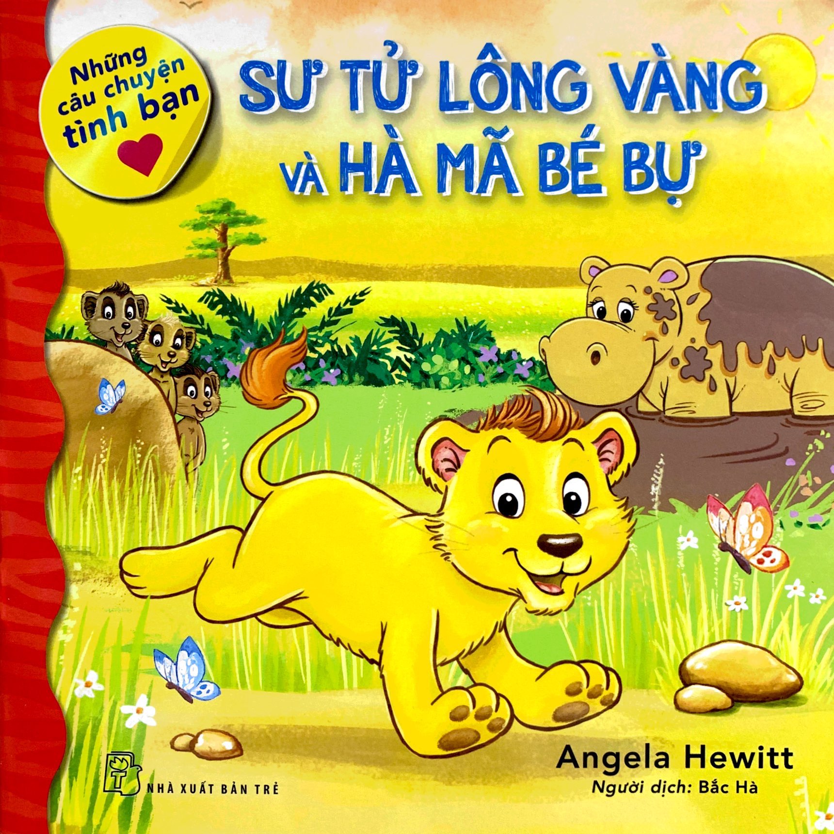 những câu chuyện tình bạn - sư tử lông vàng và hà mã bé bự