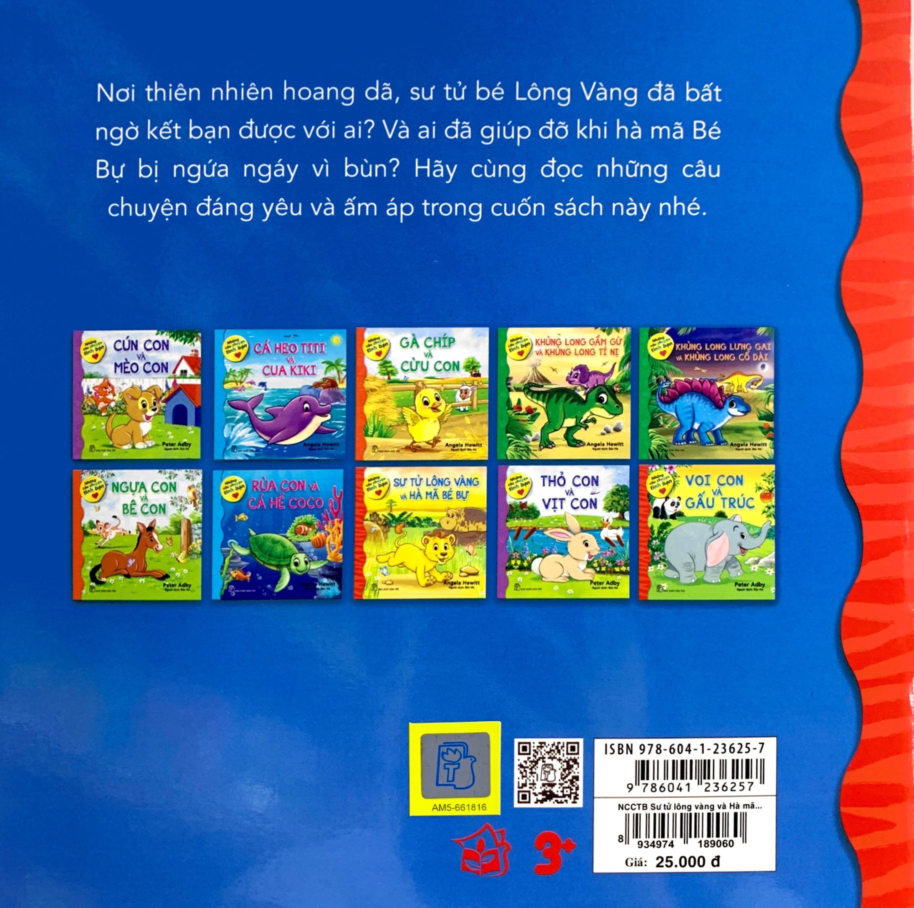 những câu chuyện tình bạn - sư tử lông vàng và hà mã bé bự