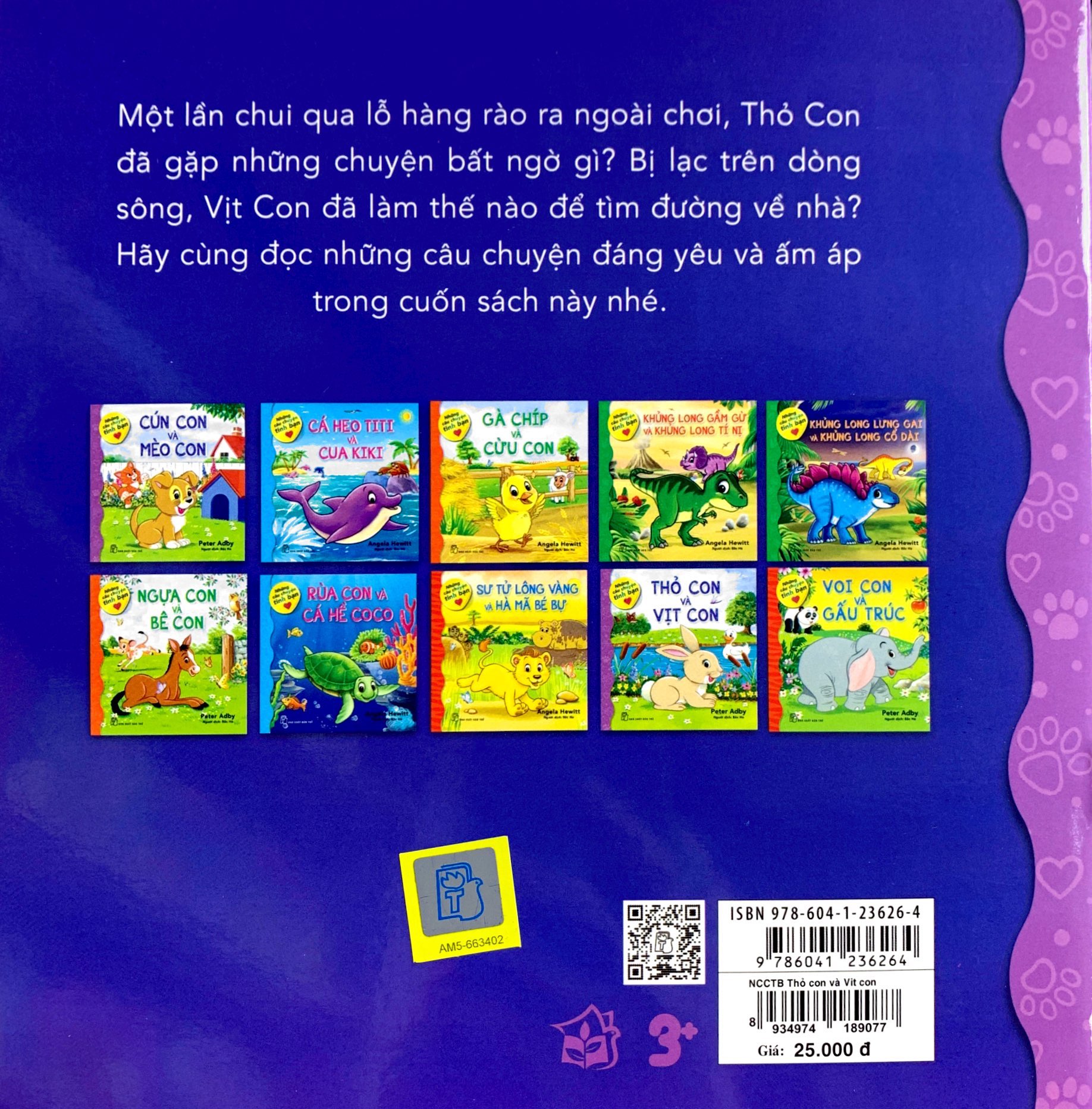 những câu chuyện tình bạn - thỏ con và vịt con