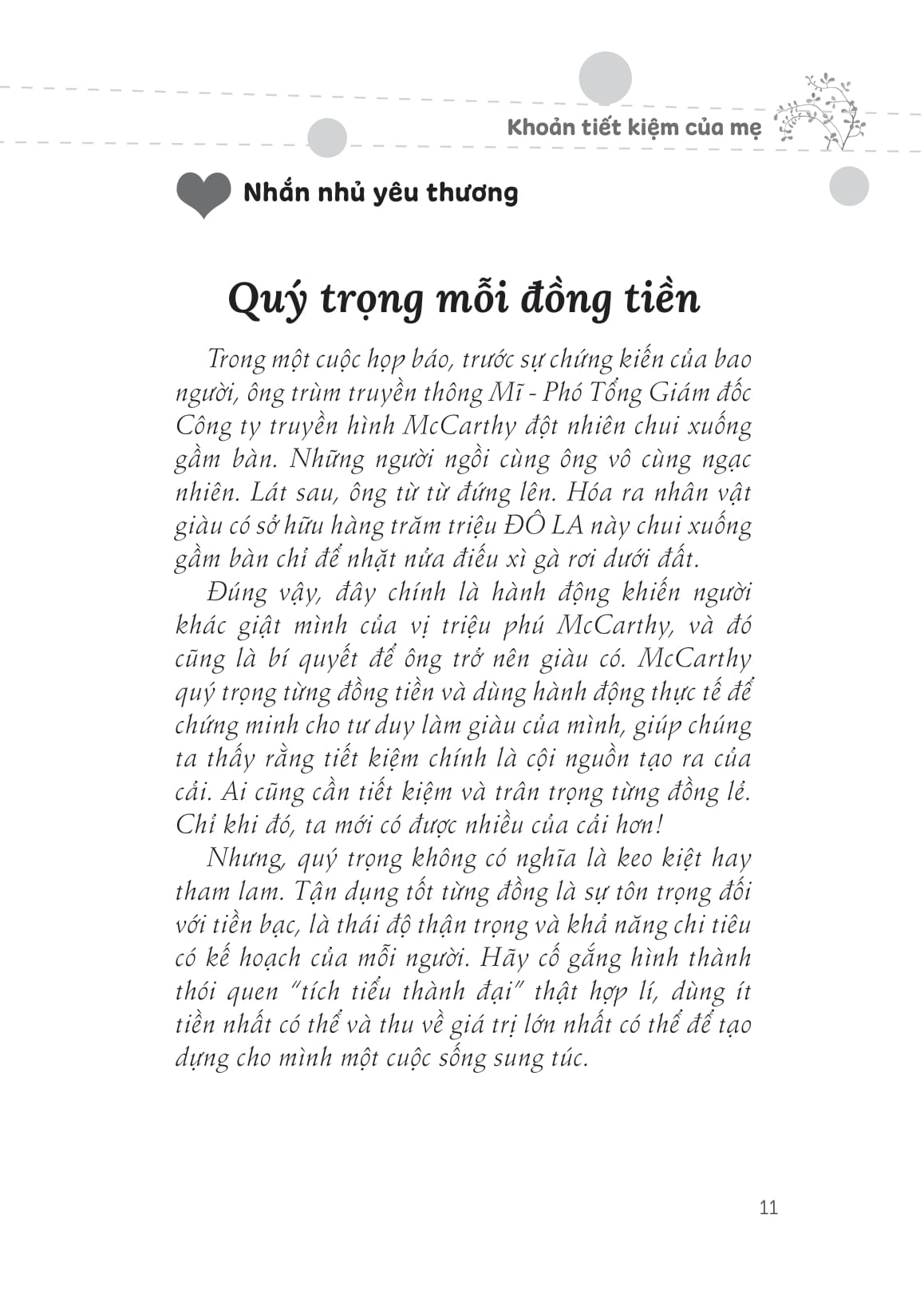 những câu chuyện truyền cảm hứng - i will be better - khoản tiết kiệm của mẹ