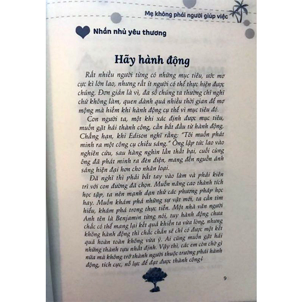 những câu chuyện truyền cảm hứng - i will be better - mẹ không phải người giúp việc