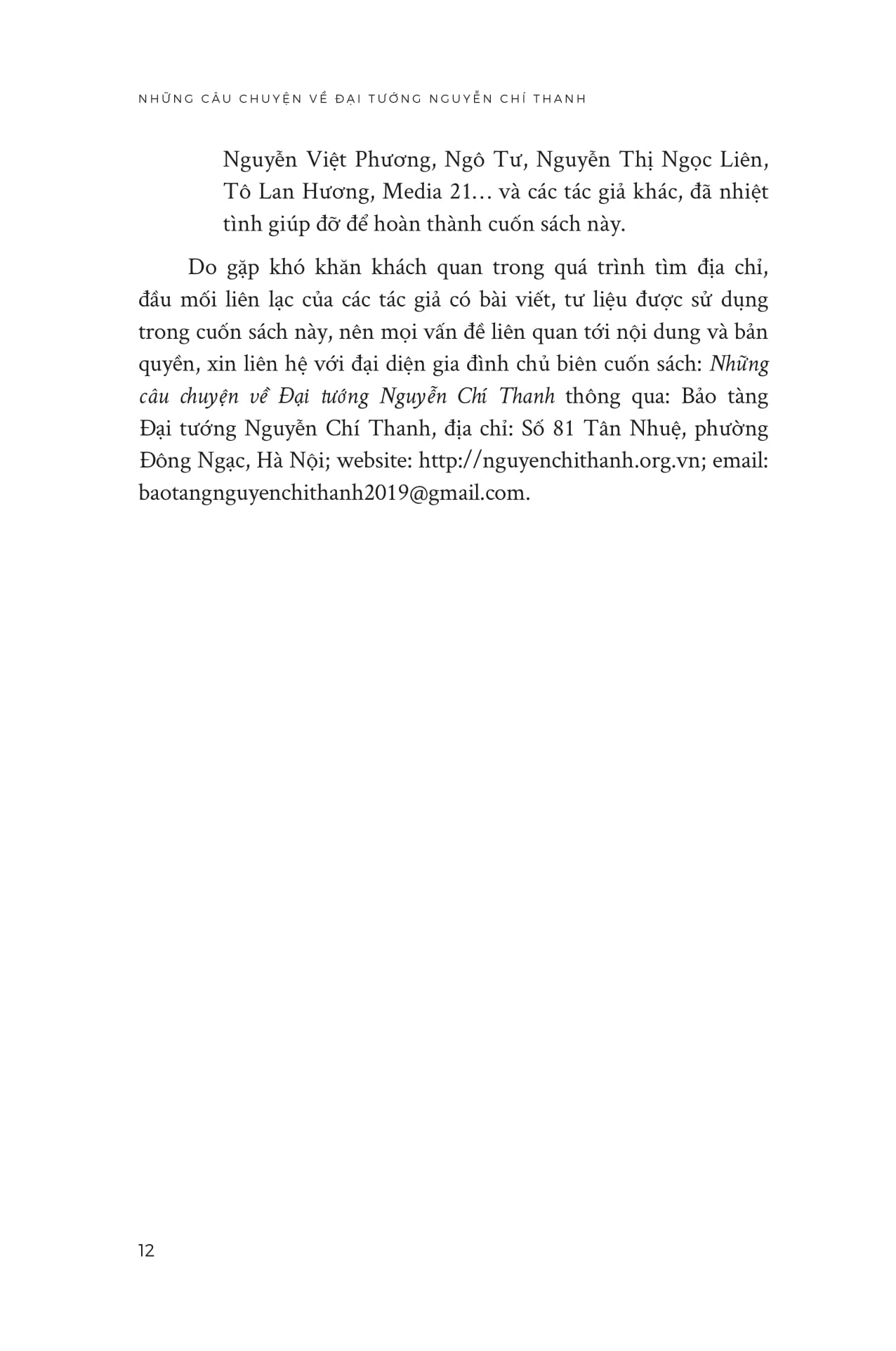 Nhung Cau Chuyen Ve Dai Tuong Nguyen Chi Thanh