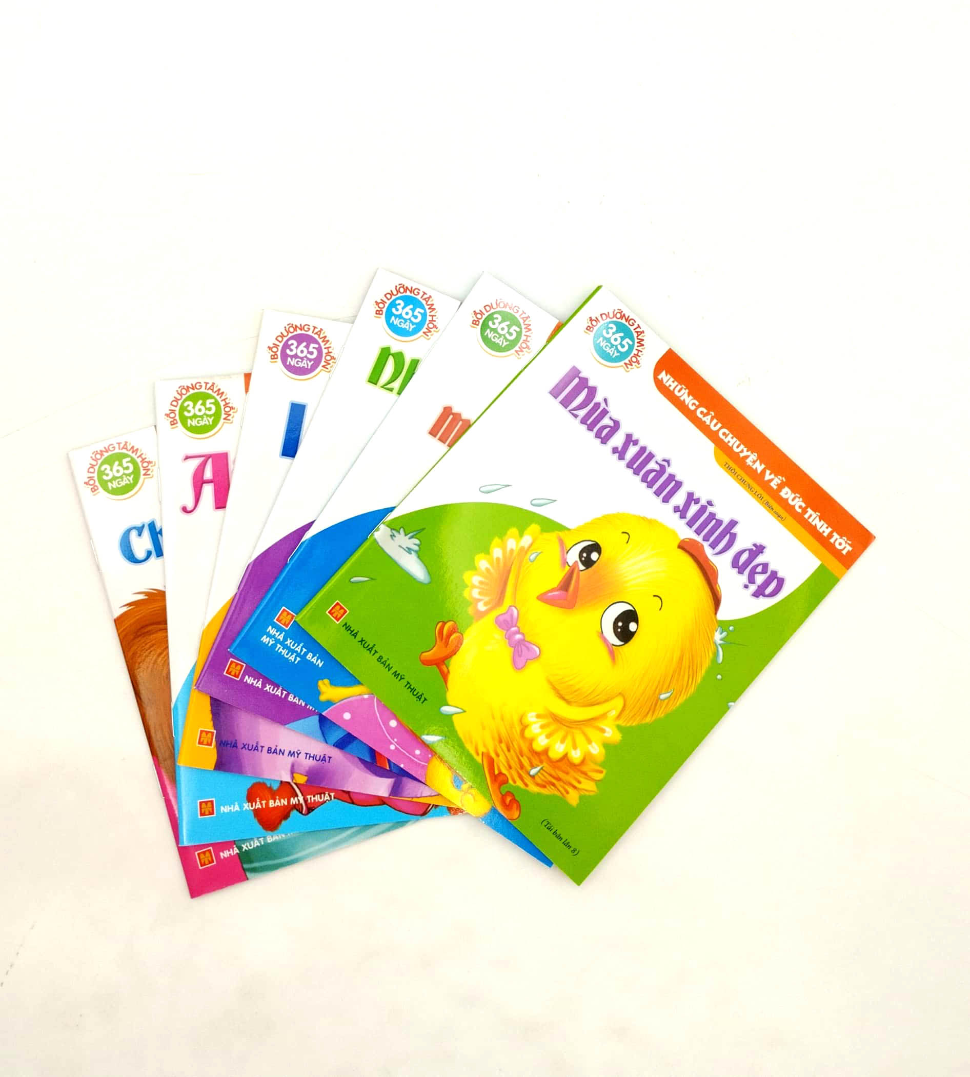 những câu chuyện về đức tính tốt - 365 ngày nuôi dưỡng tâm hồn (túi 6 cuốn)