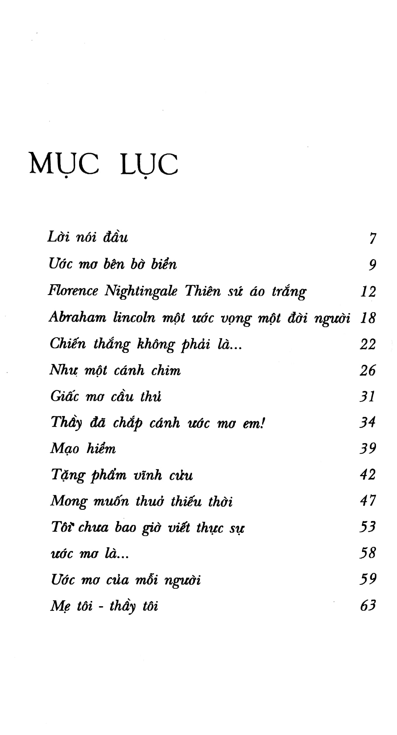 những câu chuyện về khát vọng & ước mơ (tái bản 2022)