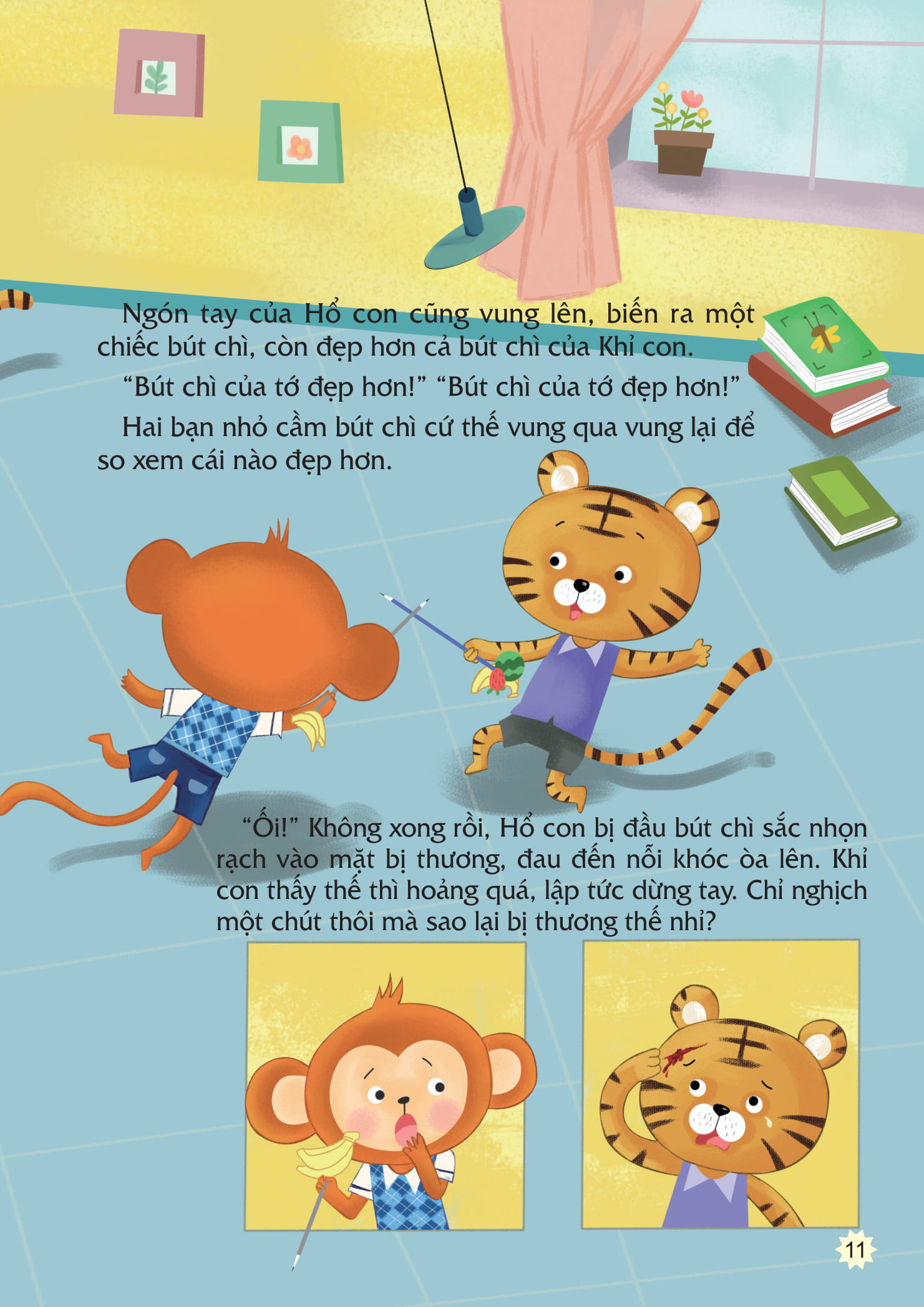 những câu chuyện về kiến thức an toàn trong cuộc sống - cuộc chiến bút chì