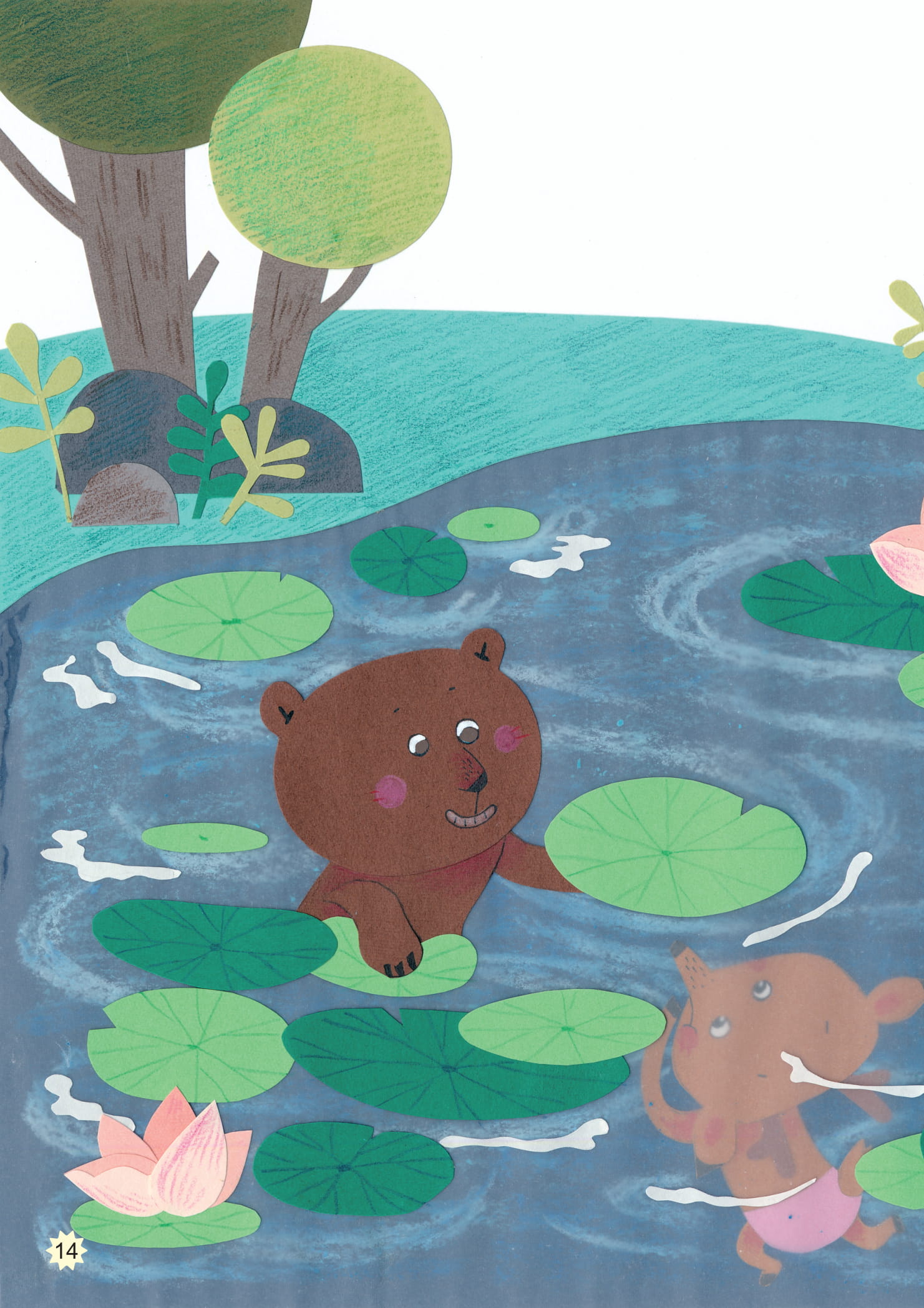 những câu chuyện về kiến thức an toàn trong cuộc sống - lợn con đi bơi