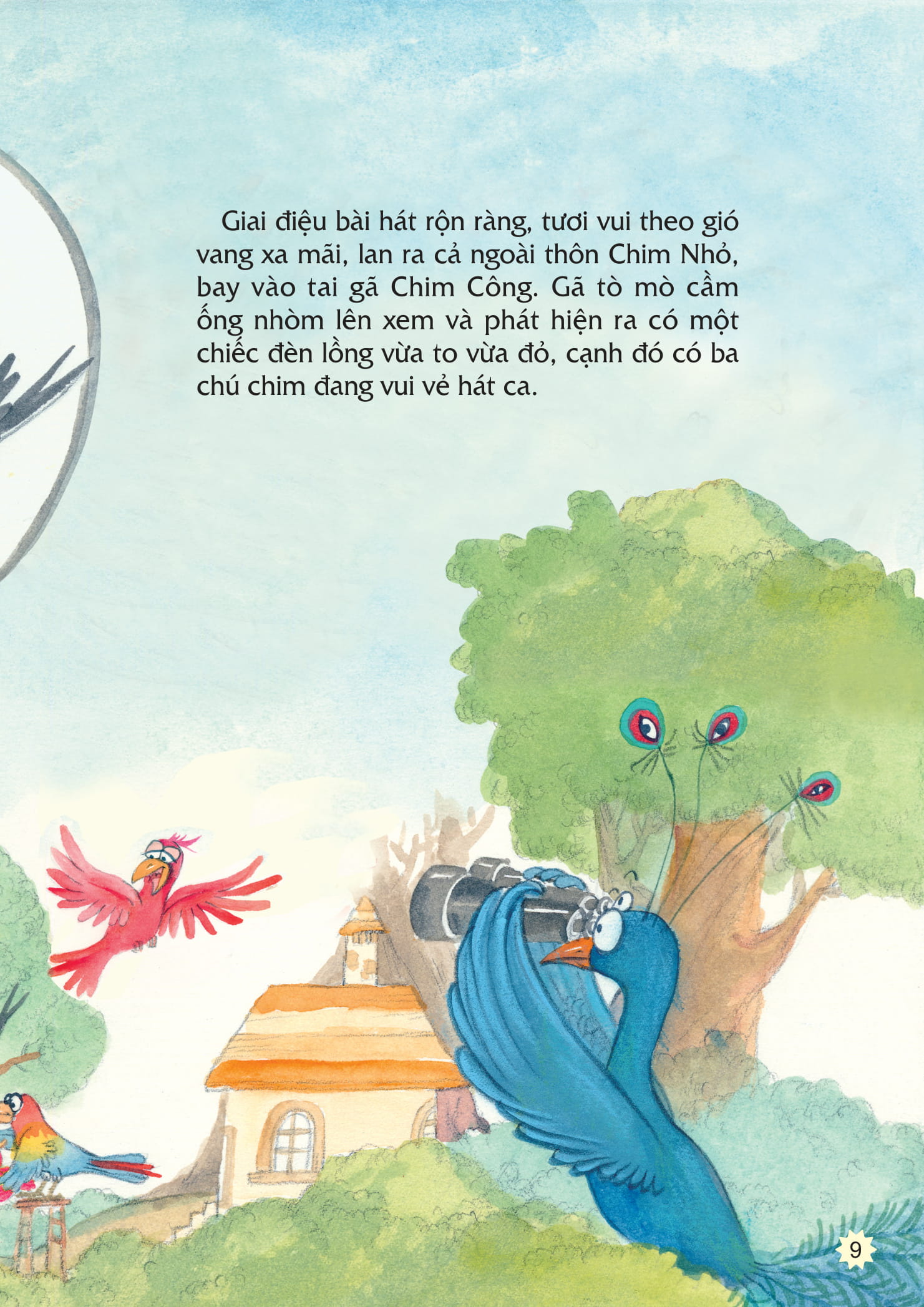 những câu chuyện về kiến thức an toàn trong cuộc sống - ngọn lửa ma thuật của chim công