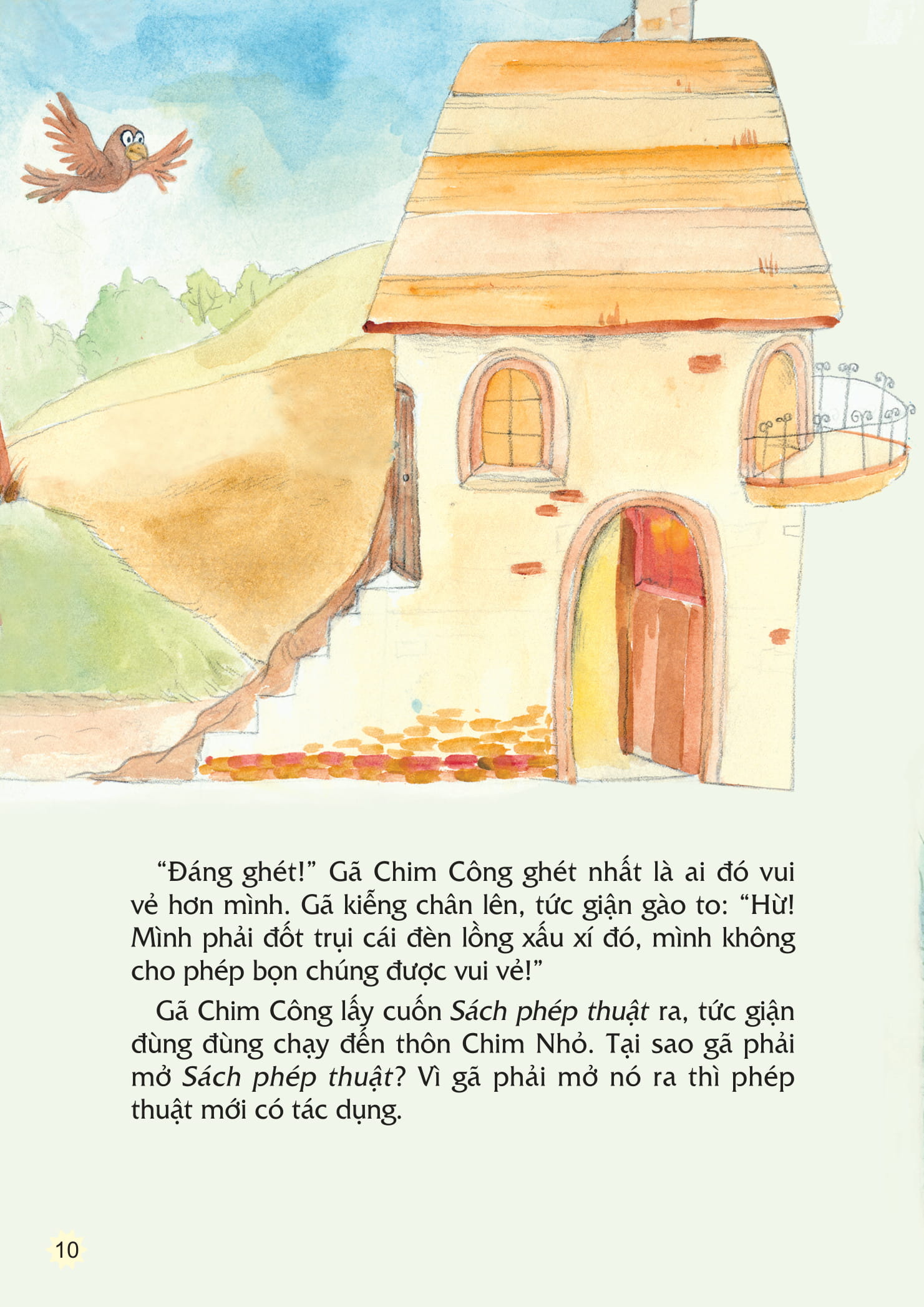 những câu chuyện về kiến thức an toàn trong cuộc sống - ngọn lửa ma thuật của chim công