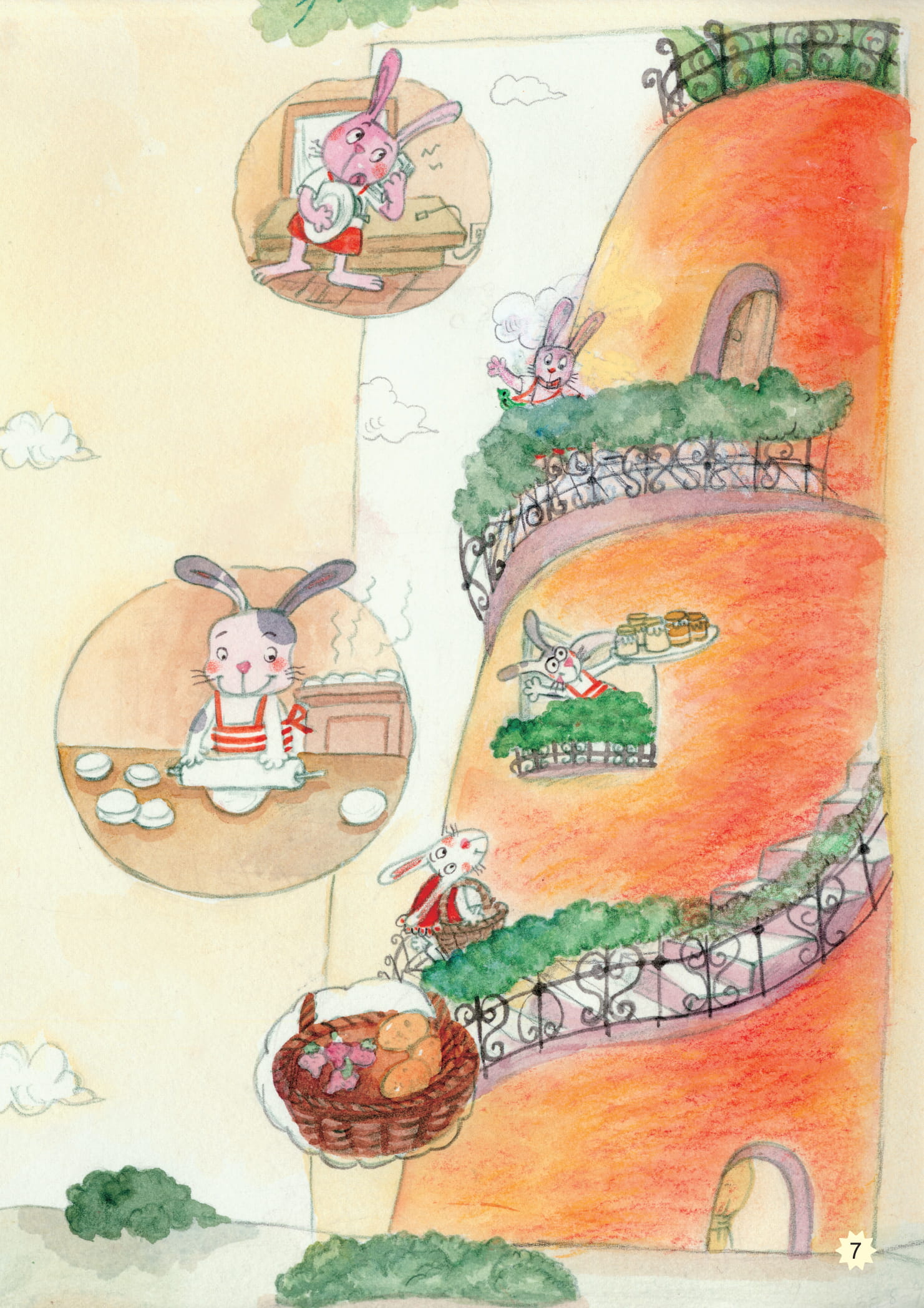 những câu chuyện về kiến thức an toàn trong cuộc sống - tòa nhà cà rốt lắc lư