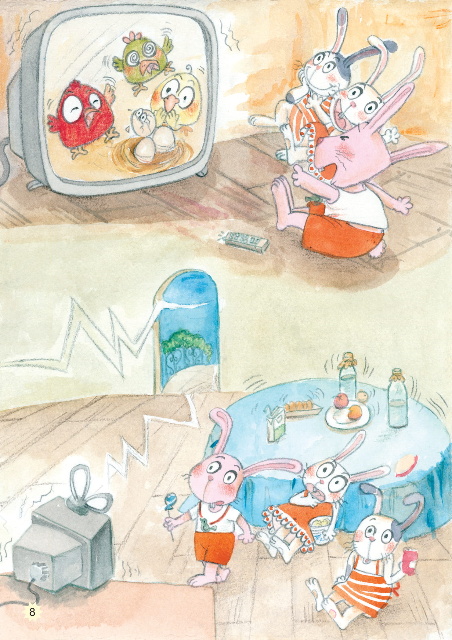 những câu chuyện về kiến thức an toàn trong cuộc sống - tòa nhà cà rốt lắc lư